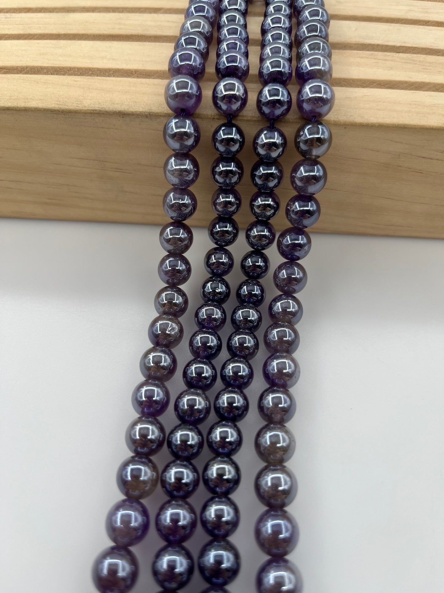 ------#83-#93 purple color natural gemstone loose beads