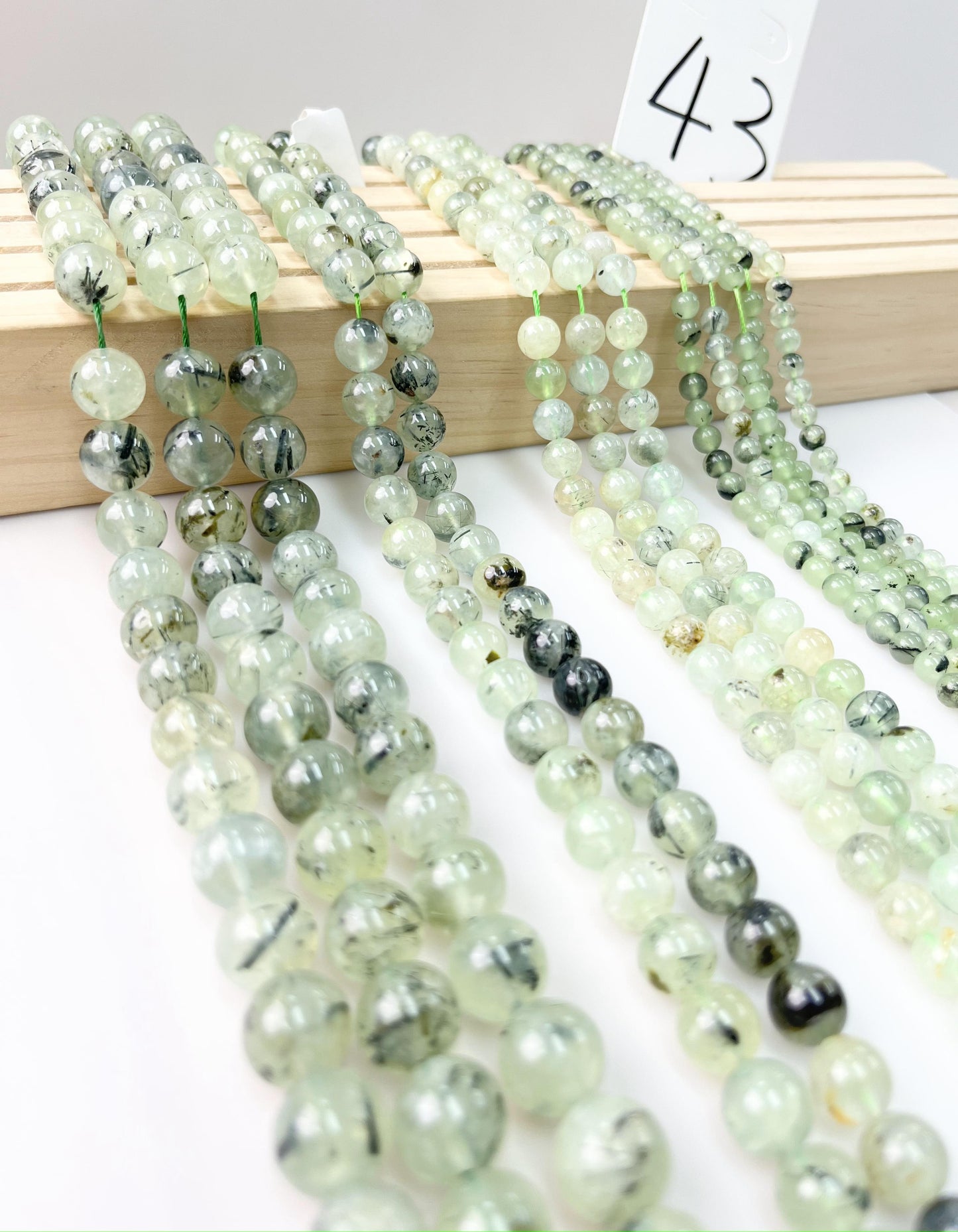 ------#42-#64 green color natural gemstone loose beads