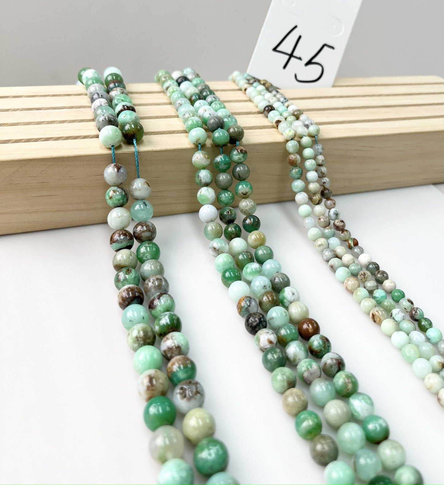 ------#42-#64 green color natural gemstone loose beads