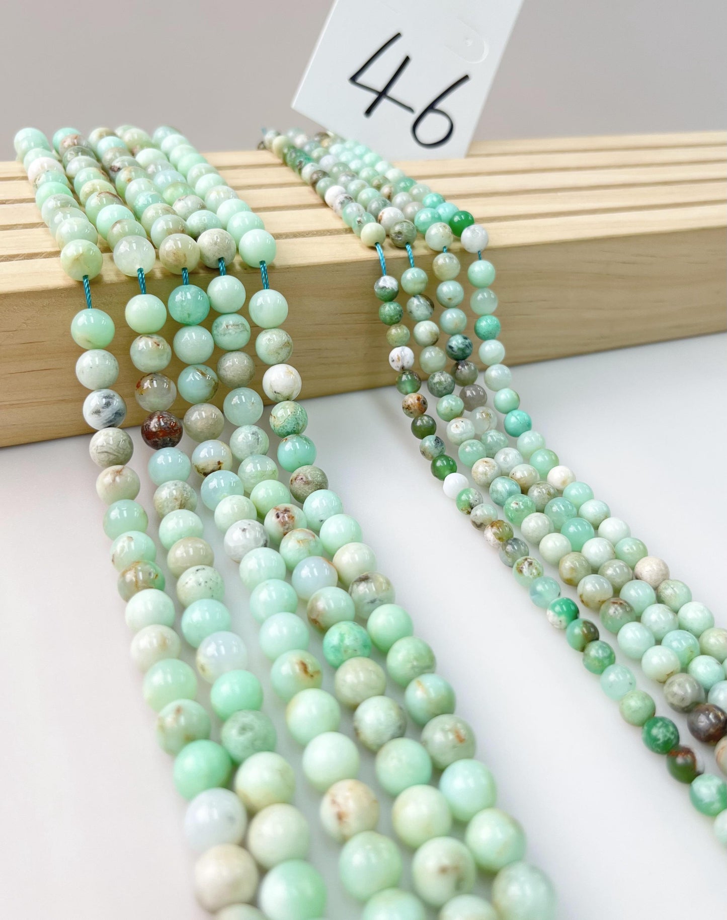 ------#42-#64 green color natural gemstone loose beads