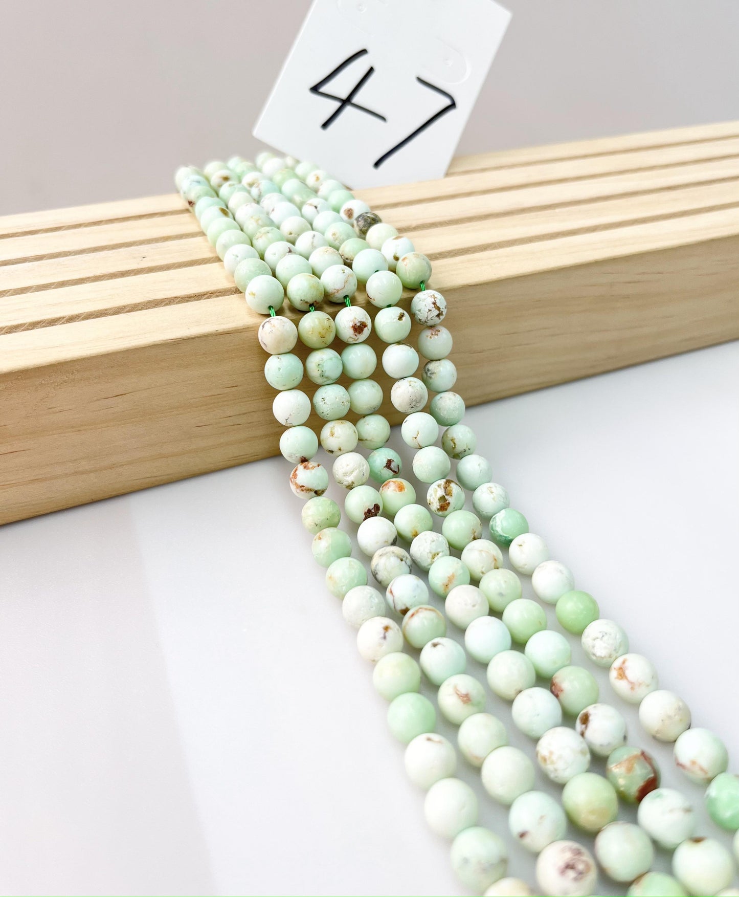 ------#42-#64 green color natural gemstone loose beads