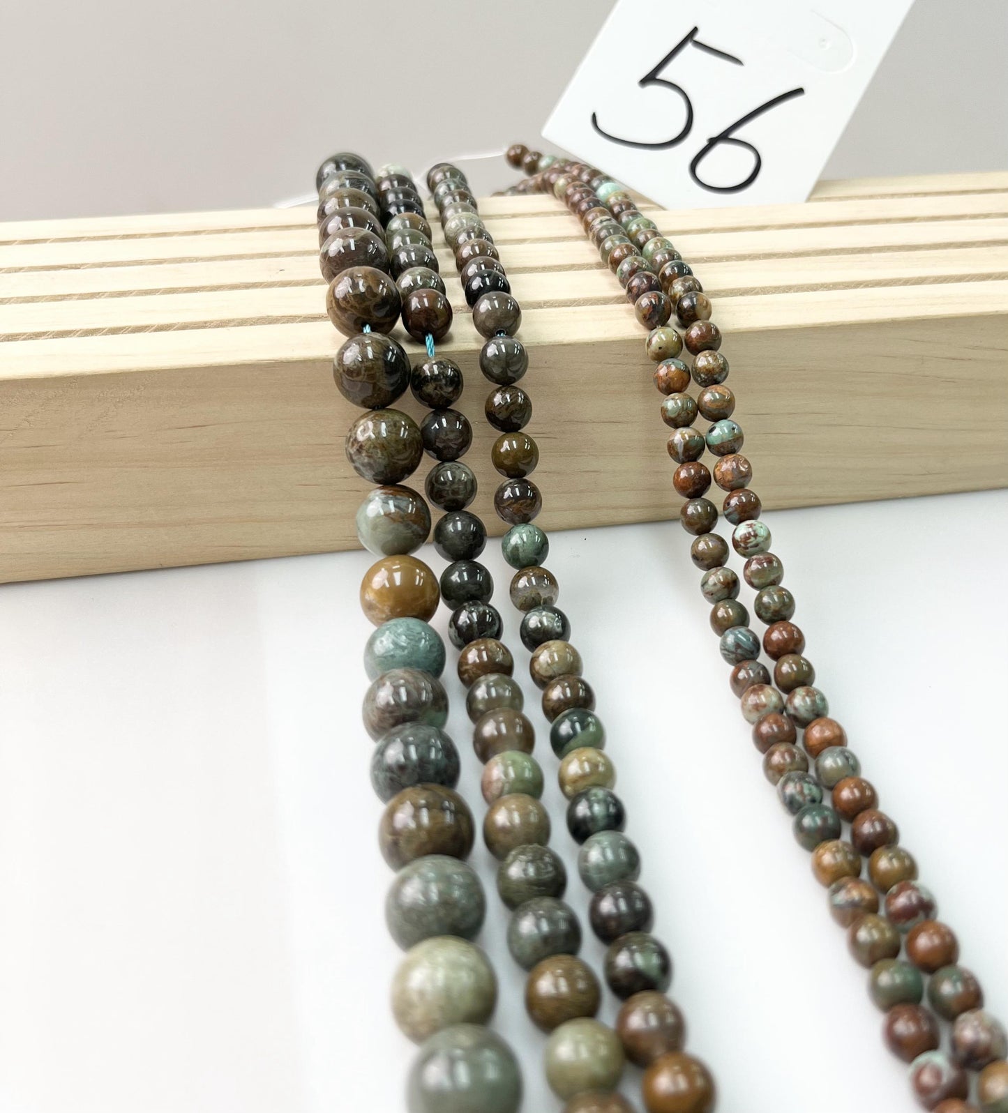 ------#42-#64 green color natural gemstone loose beads