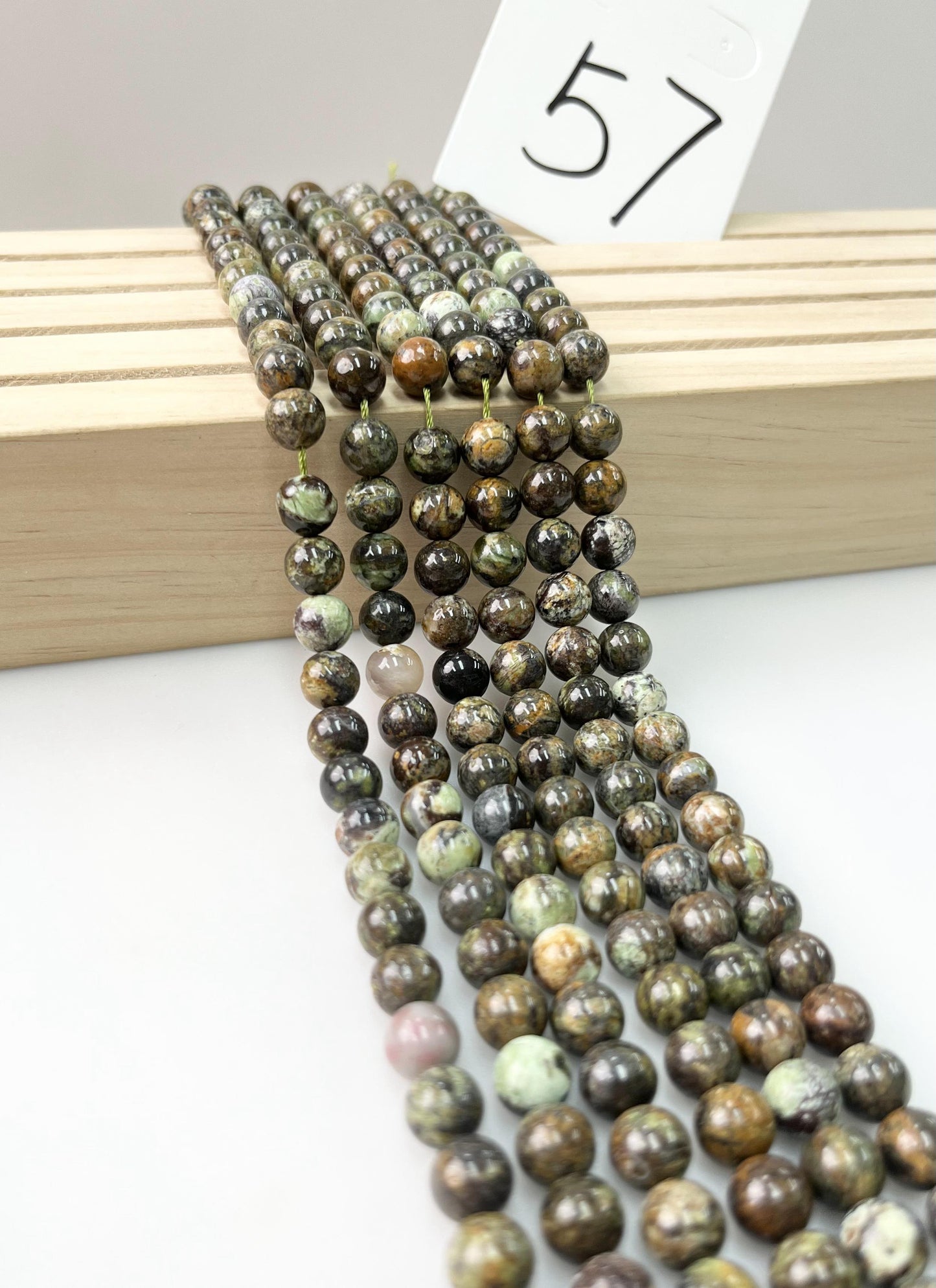 ------#42-#64 green color natural gemstone loose beads