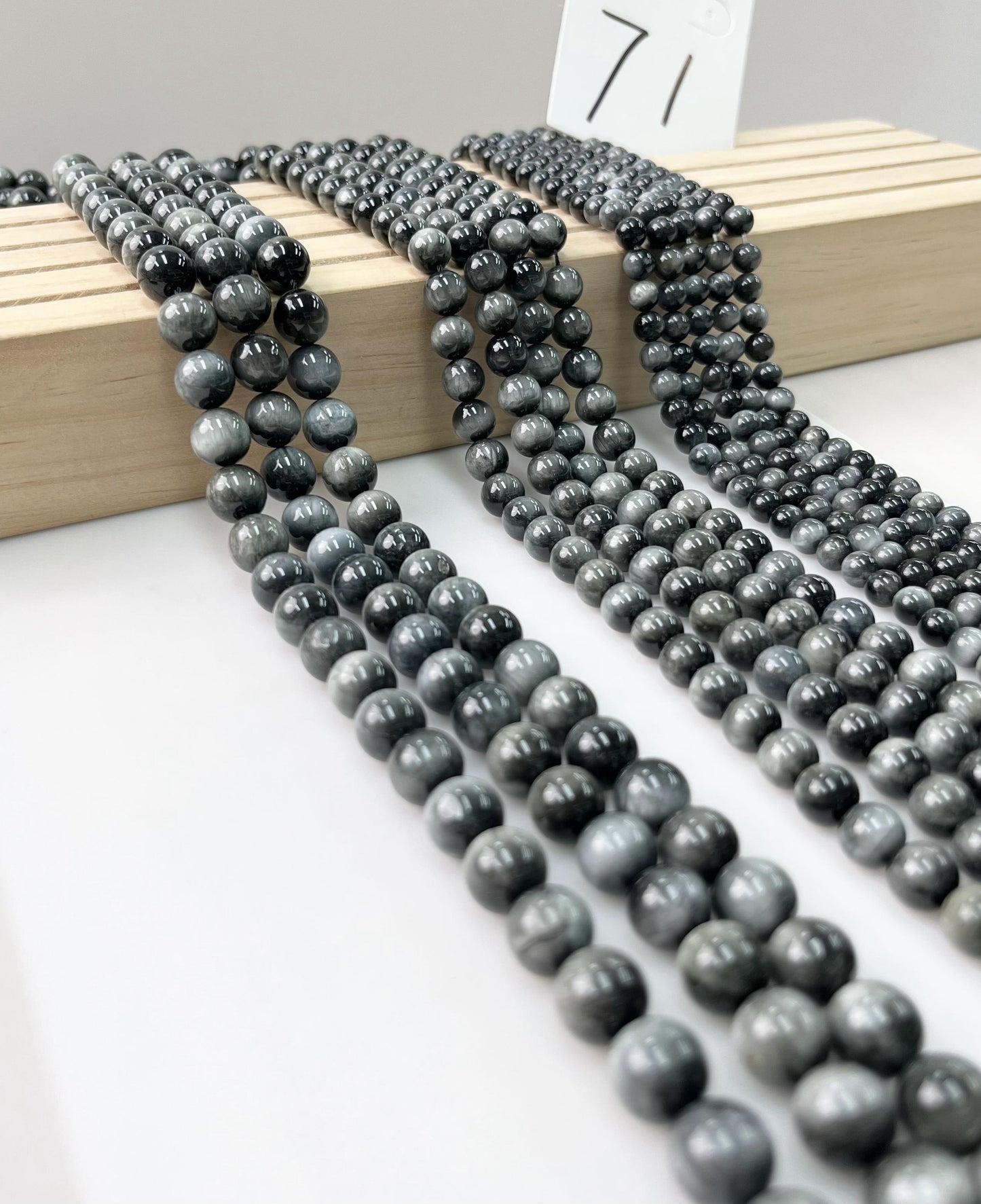 ------#65-#82 black color natural gemstone loose beads