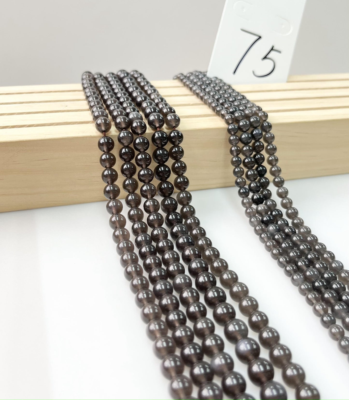 ------#65-#82 black color natural gemstone loose beads