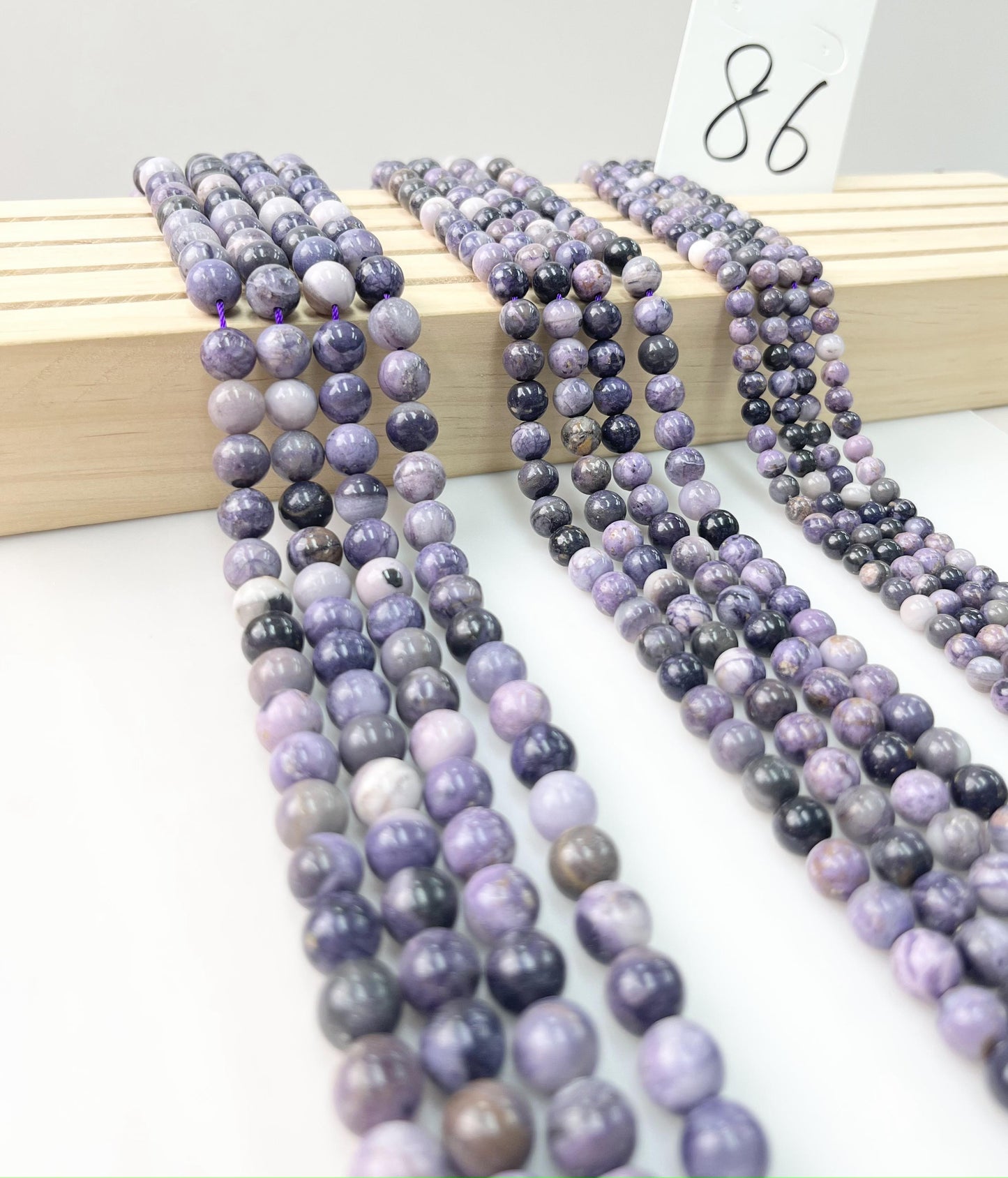 ------#83-#93 purple color natural gemstone loose beads