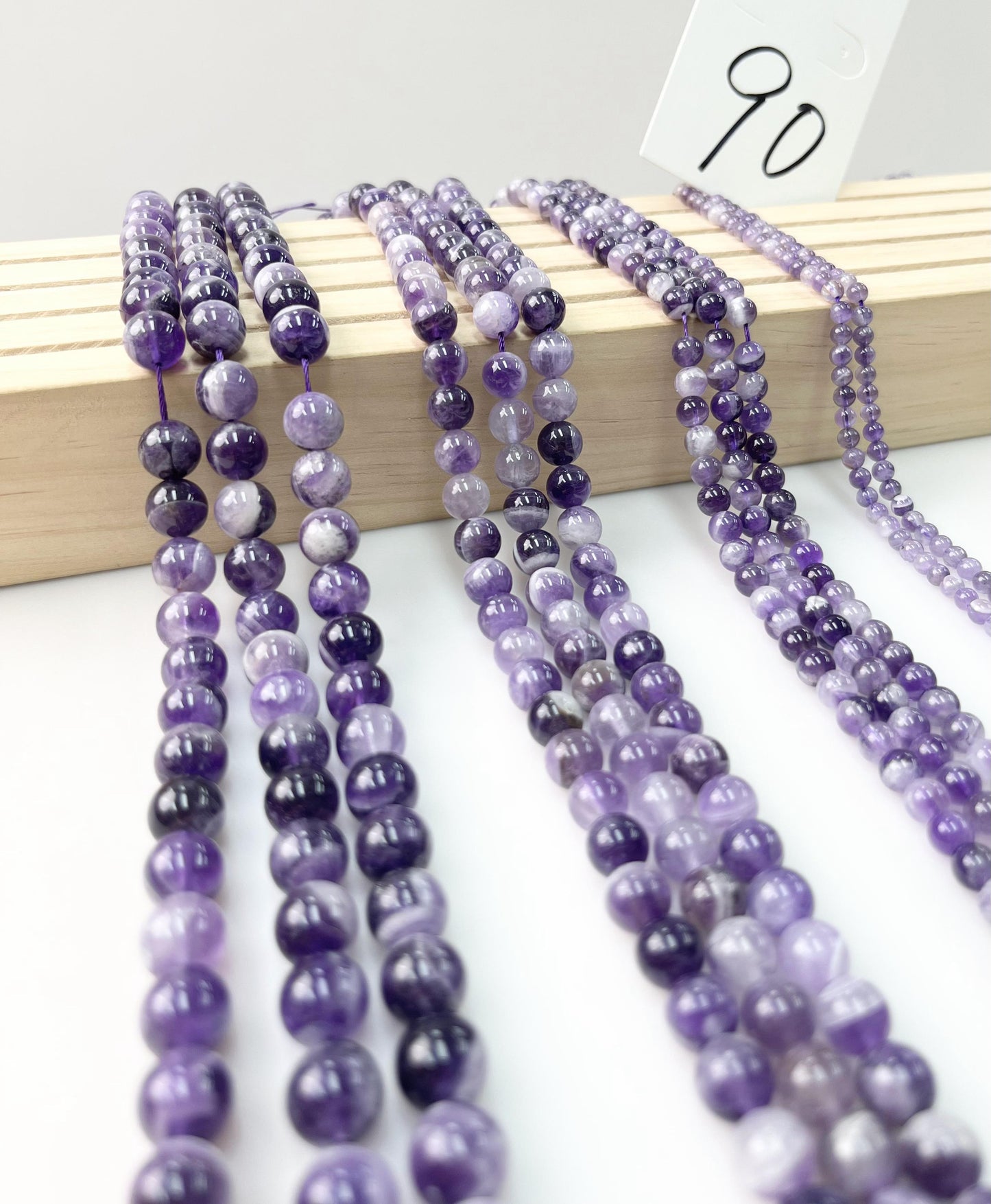 ------#83-#93 purple color natural gemstone loose beads