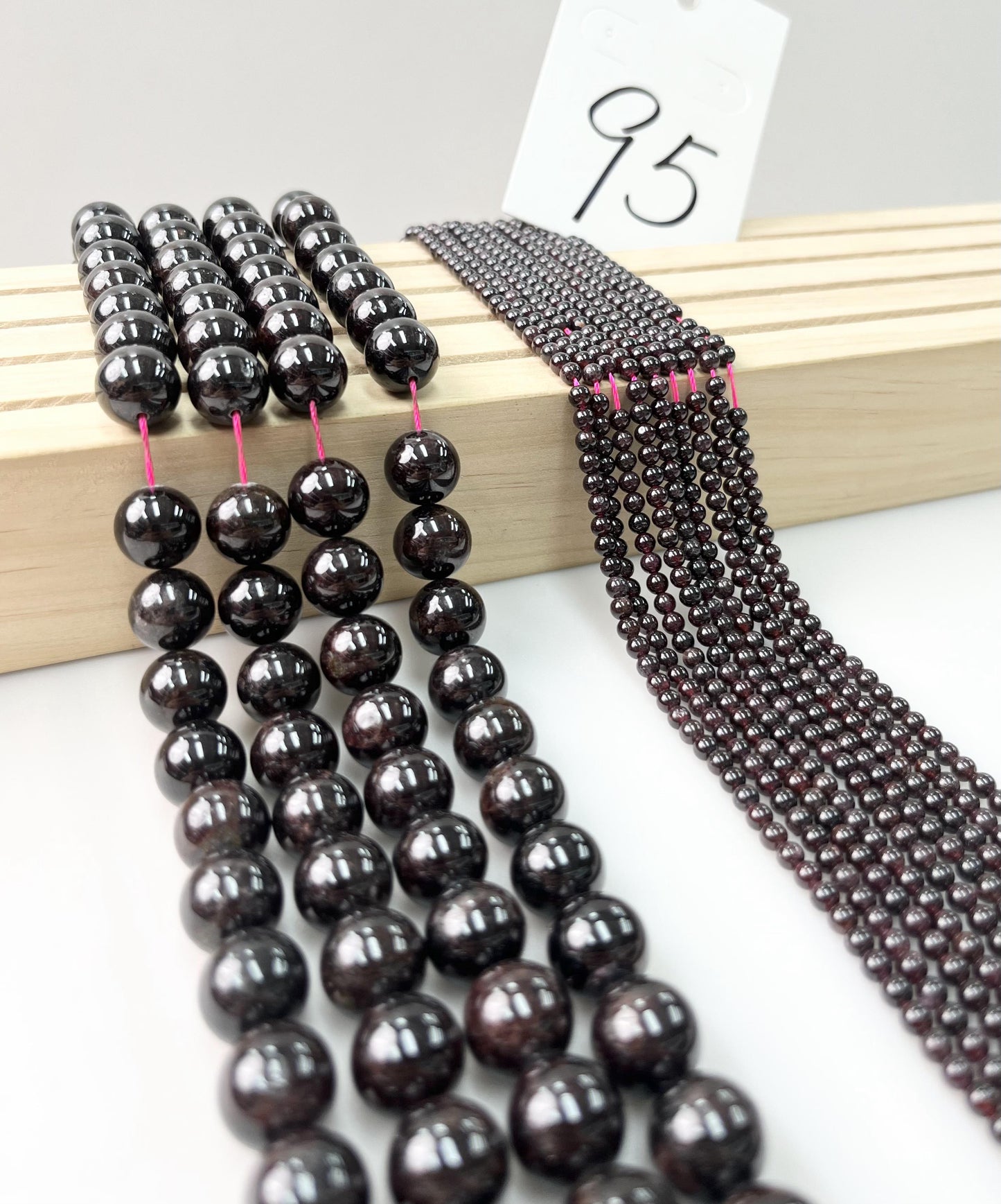 ------#94-#113  pink red natural gemstone loose beads