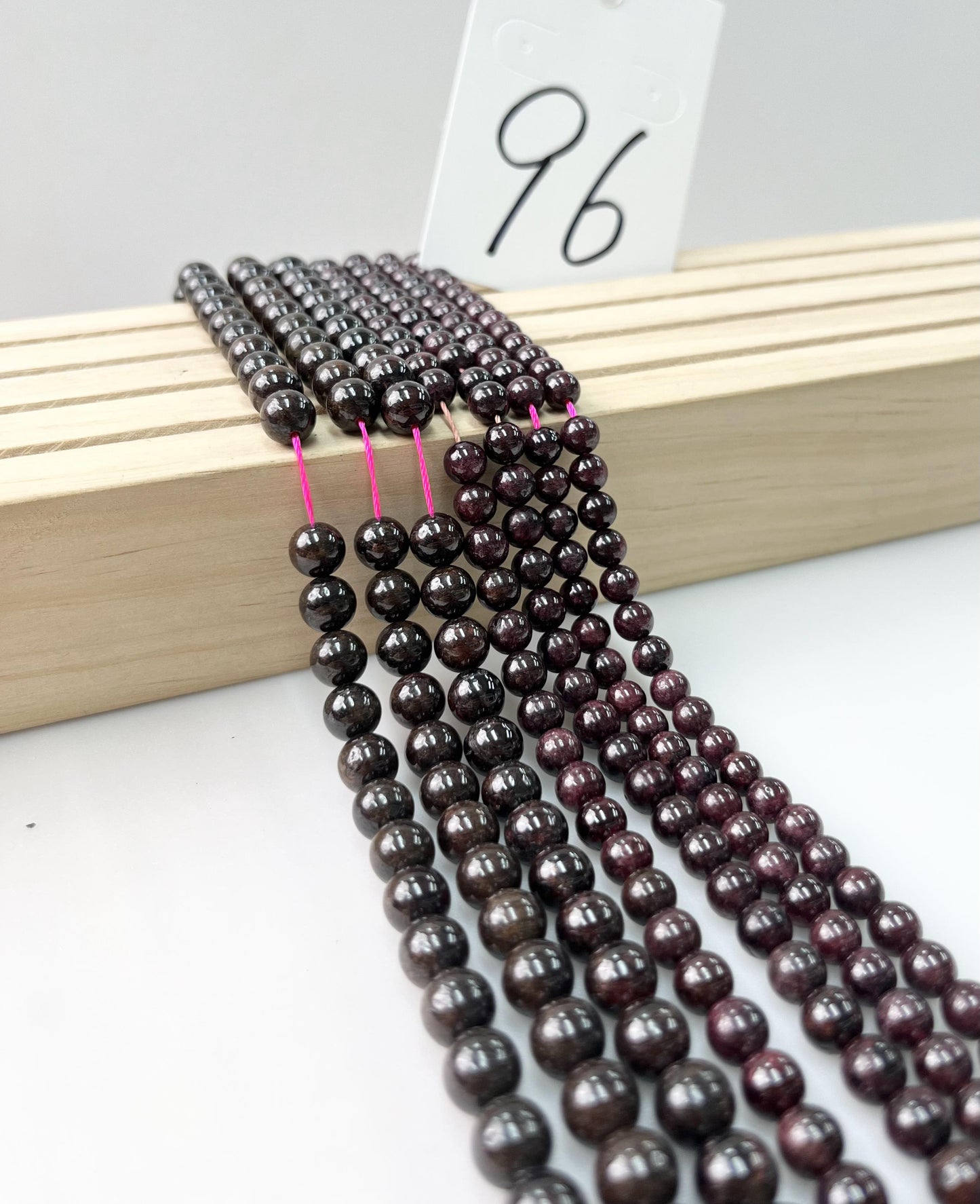 ------#94-#113  pink red natural gemstone loose beads