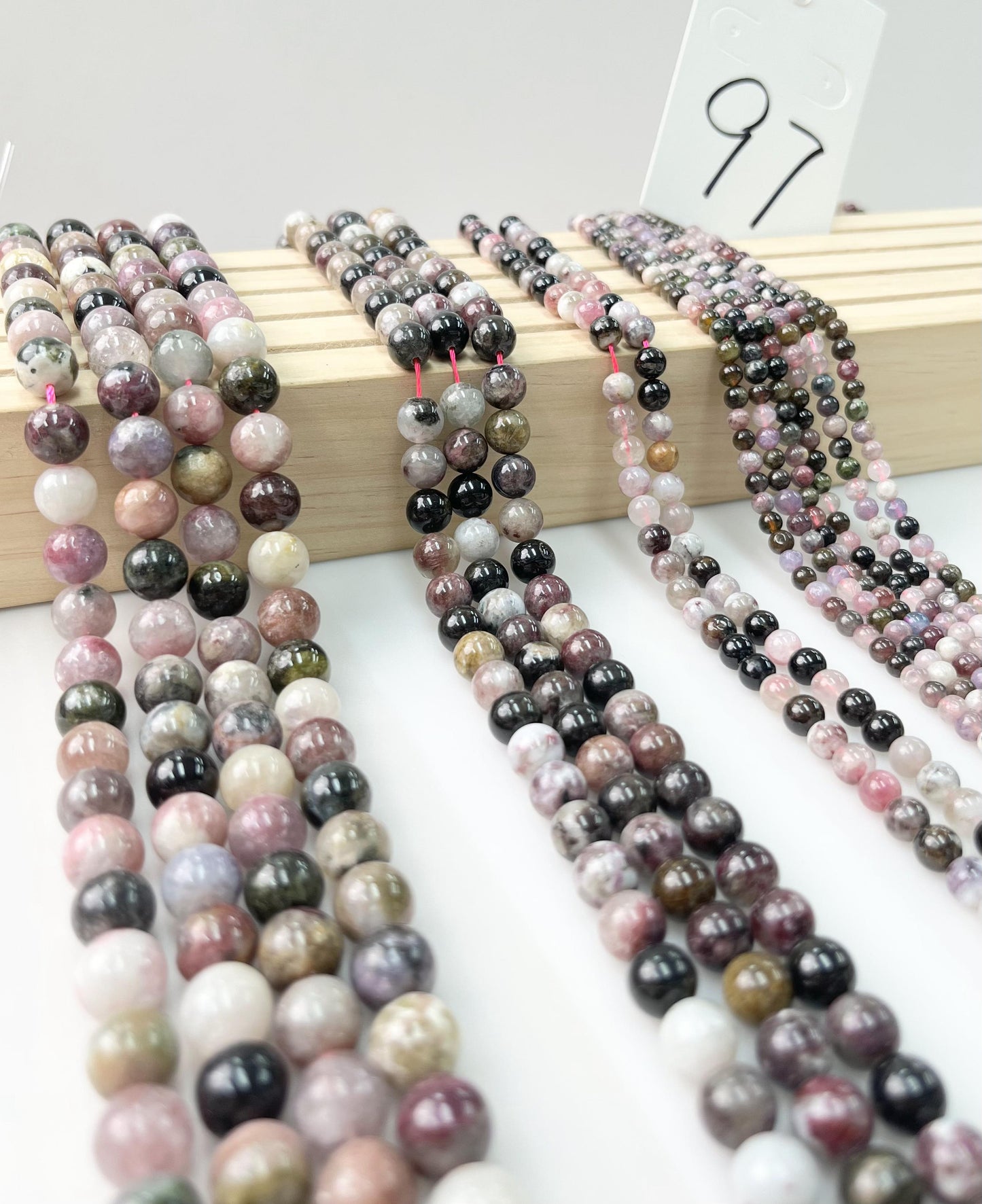 ------#94-#113  pink red natural gemstone loose beads