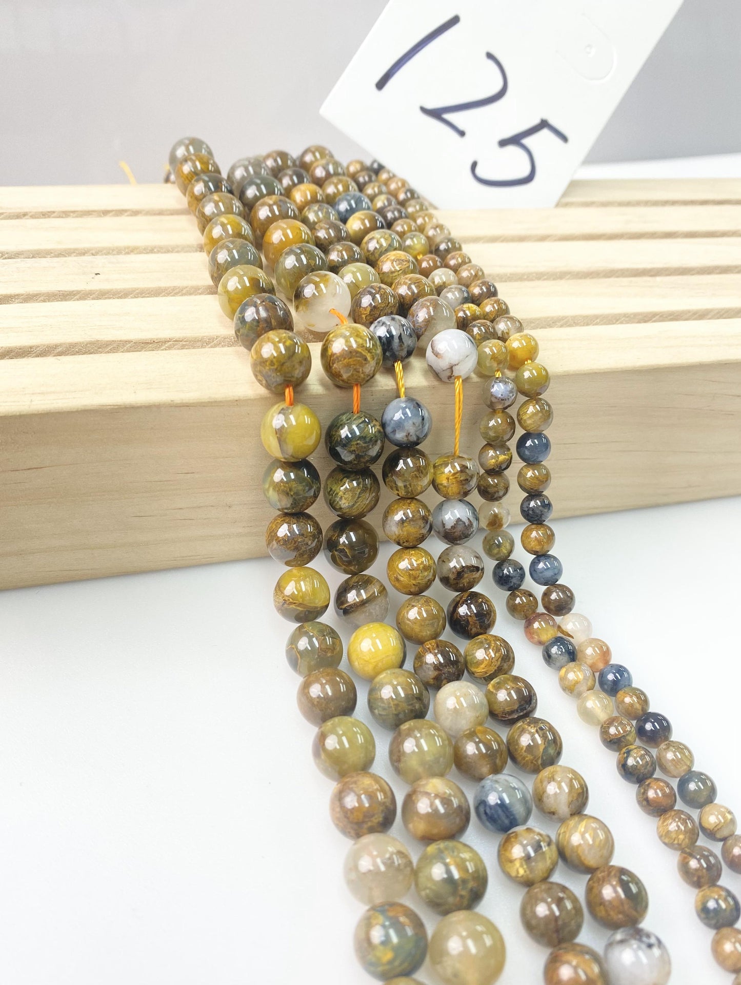------#114-#127 yellow color natural gemstone loose beads