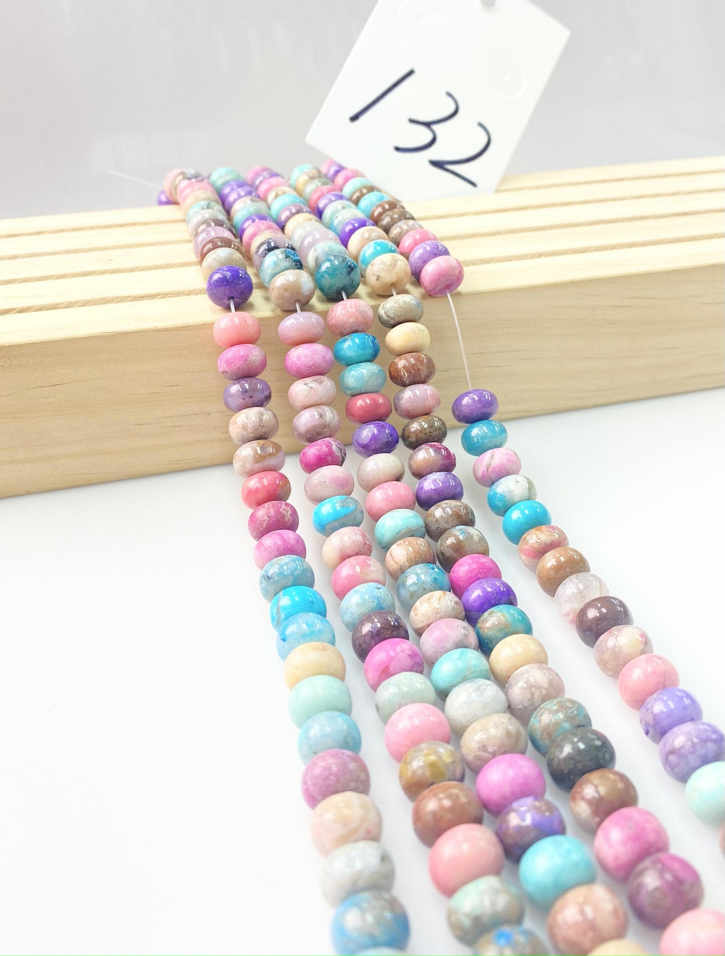 ------#129-#133 colorful natural gemstone loose beads