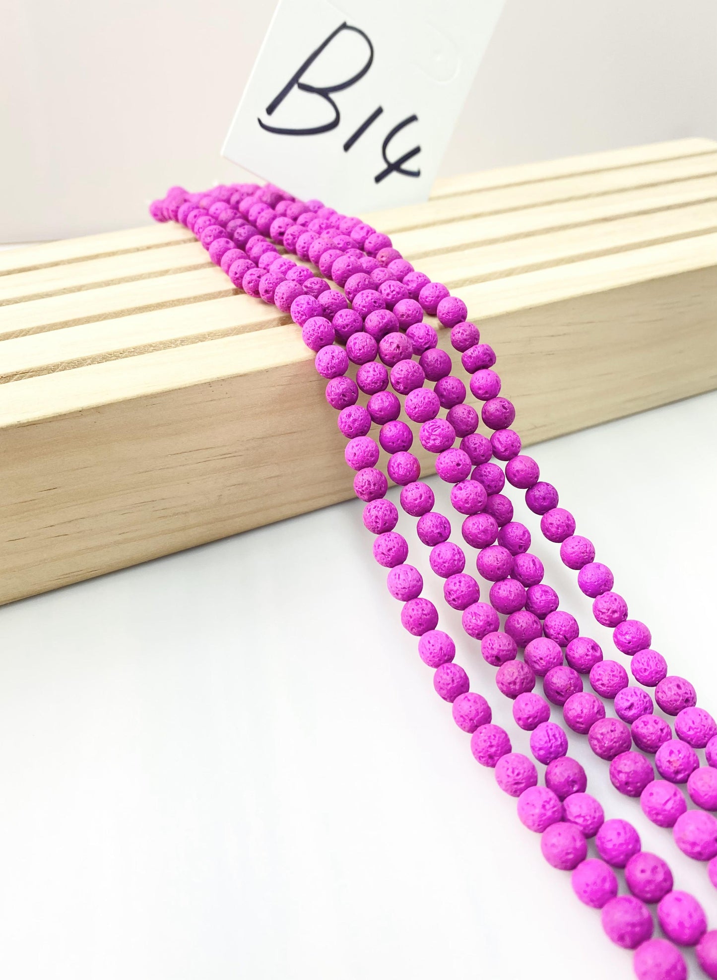 ------#B1-#B48 normal dark pink color  loose beads
