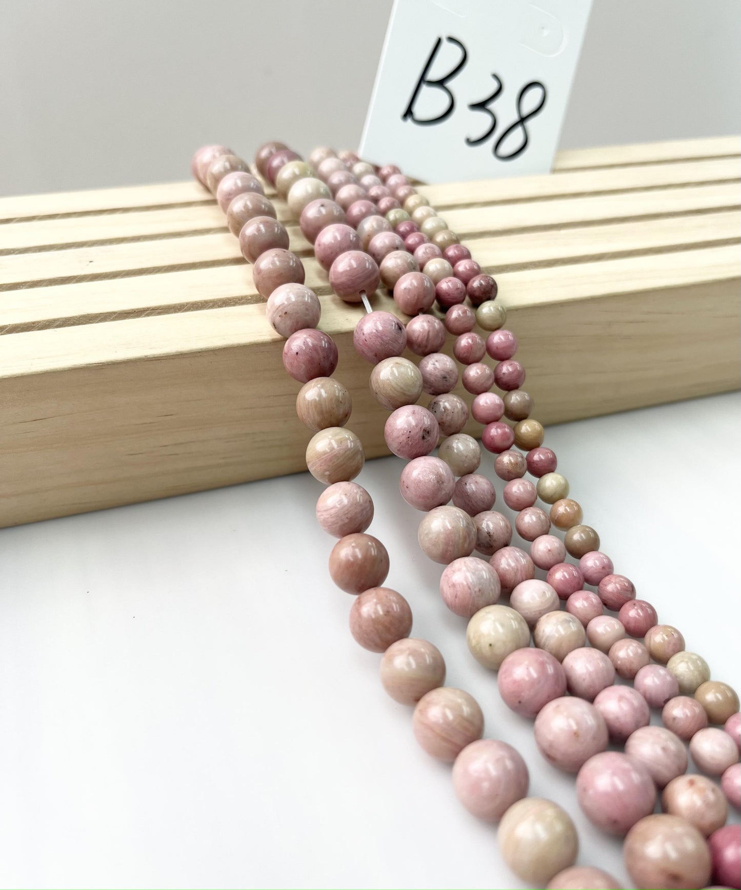 ------#B1-#B48 normal dark pink color  loose beads