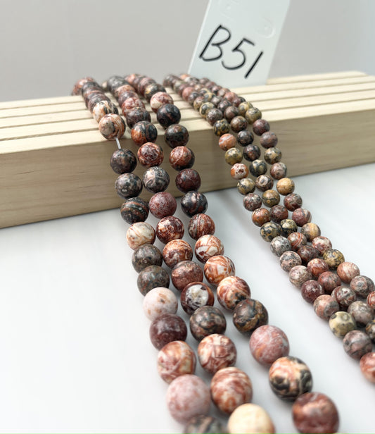 ------#B51-#B54 normal pink color  loose beads
