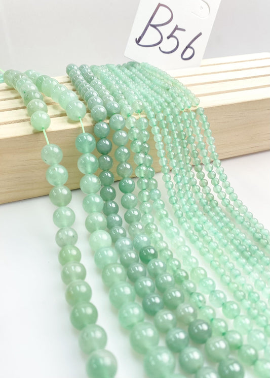 ------#B55-#B94 normal green color  loose beads