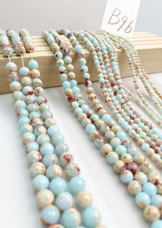 ------#B95-#B137 normal blue color  loose beads