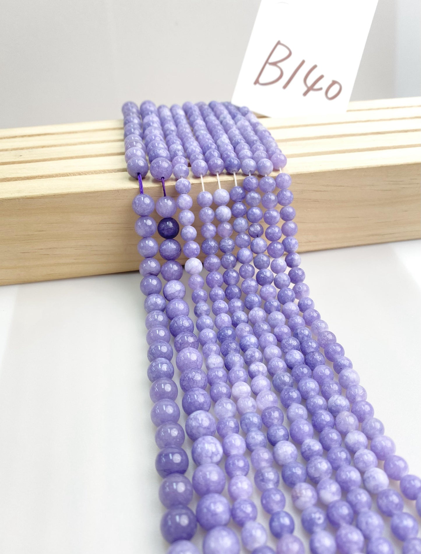 ------#B138-#B161 normal purple color  loose beads