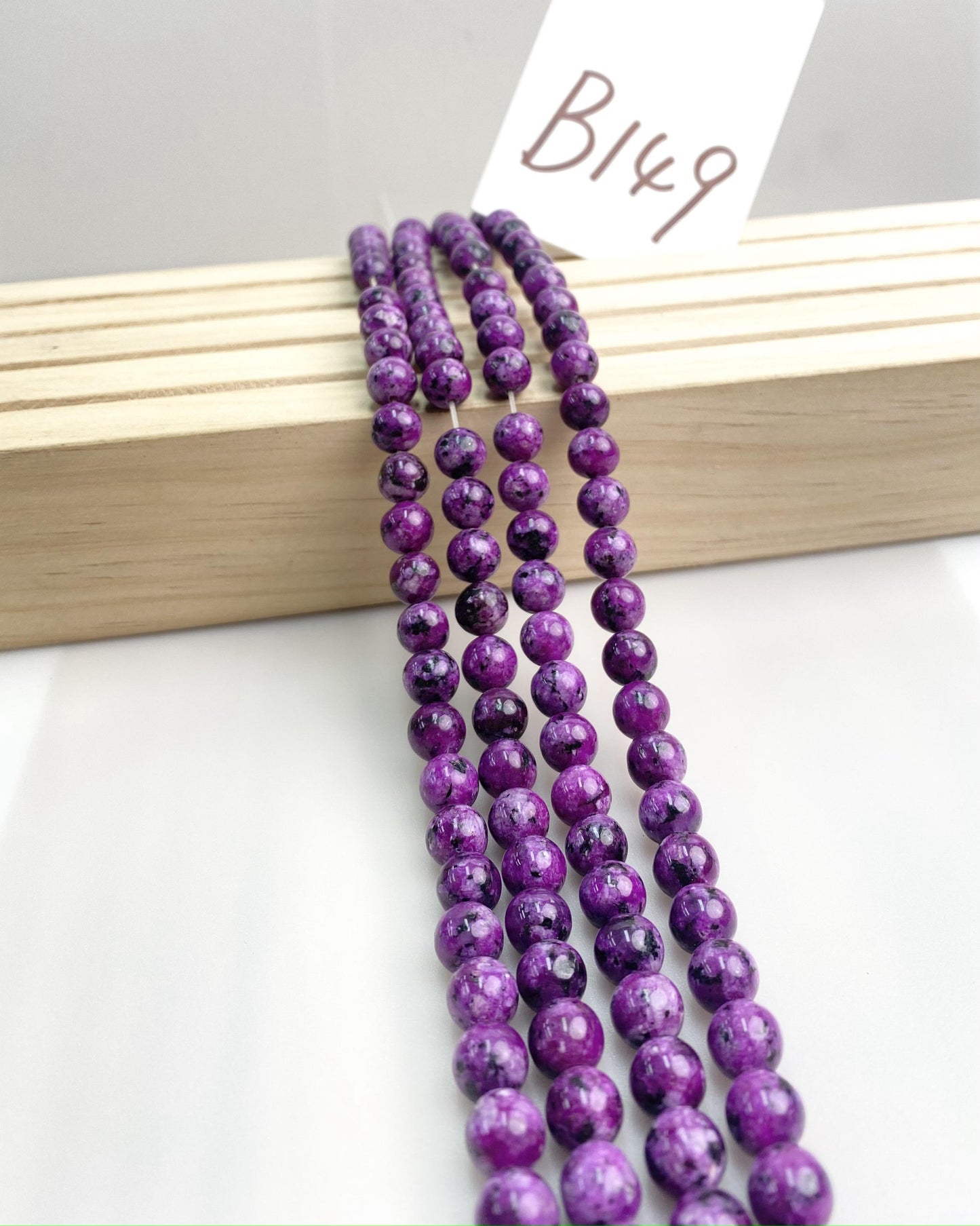------#B138-#B161 normal purple color  loose beads