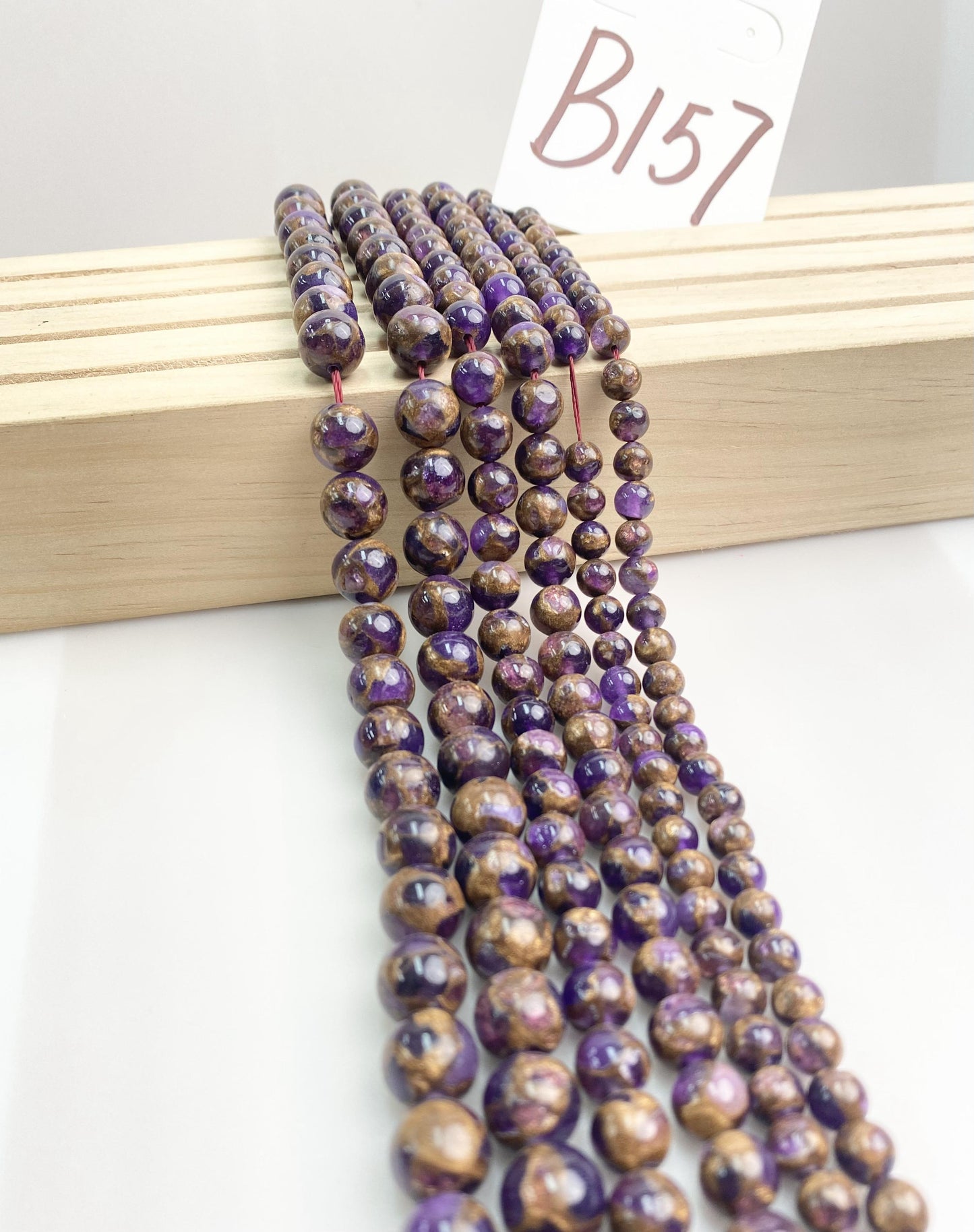 ------#B138-#B161 normal purple color  loose beads
