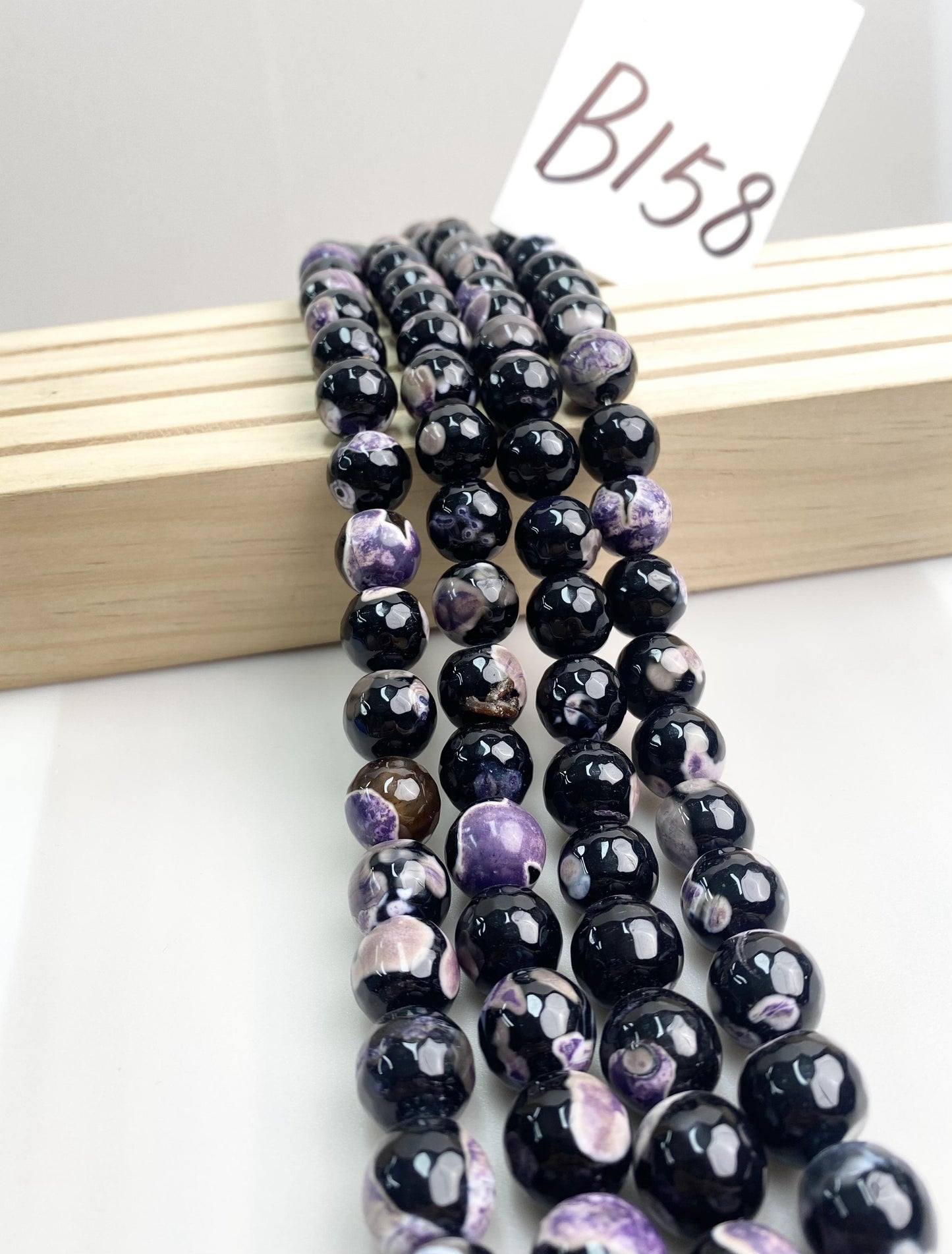 ------#B138-#B161 normal purple color  loose beads
