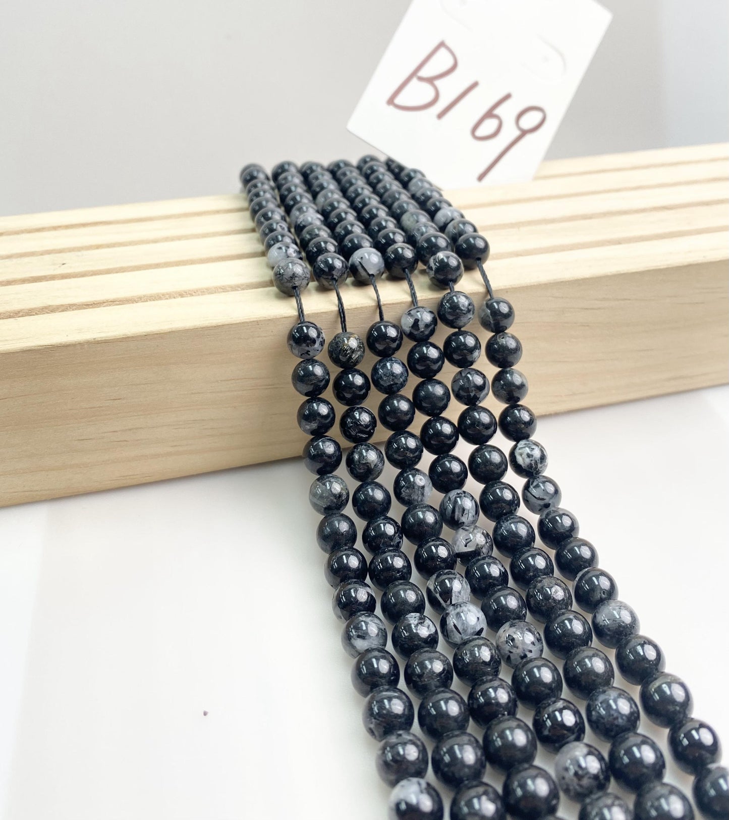 ------#B162-#B201 normal black and grey color  loose beads