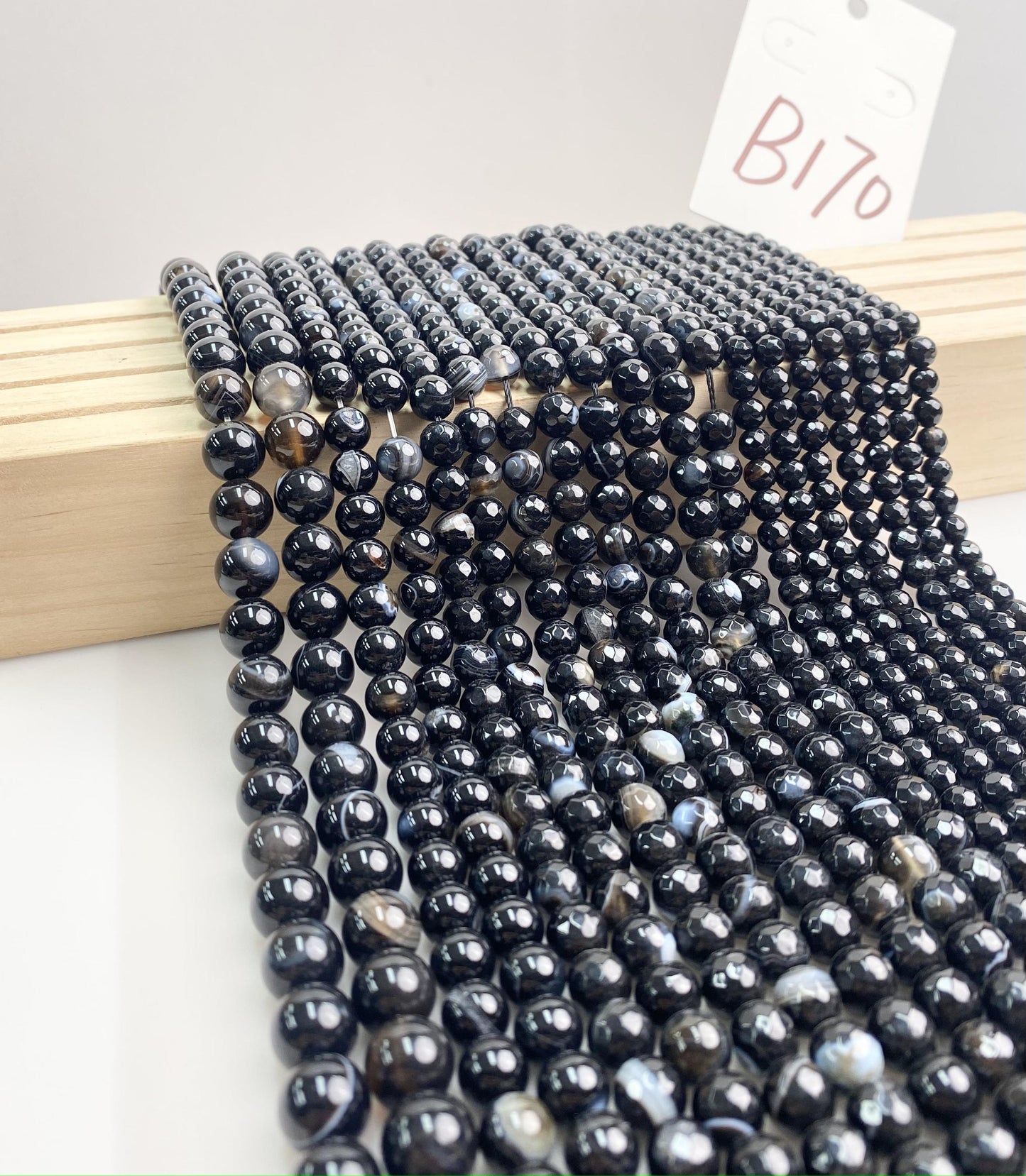 ------#B162-#B201 normal black and grey color  loose beads