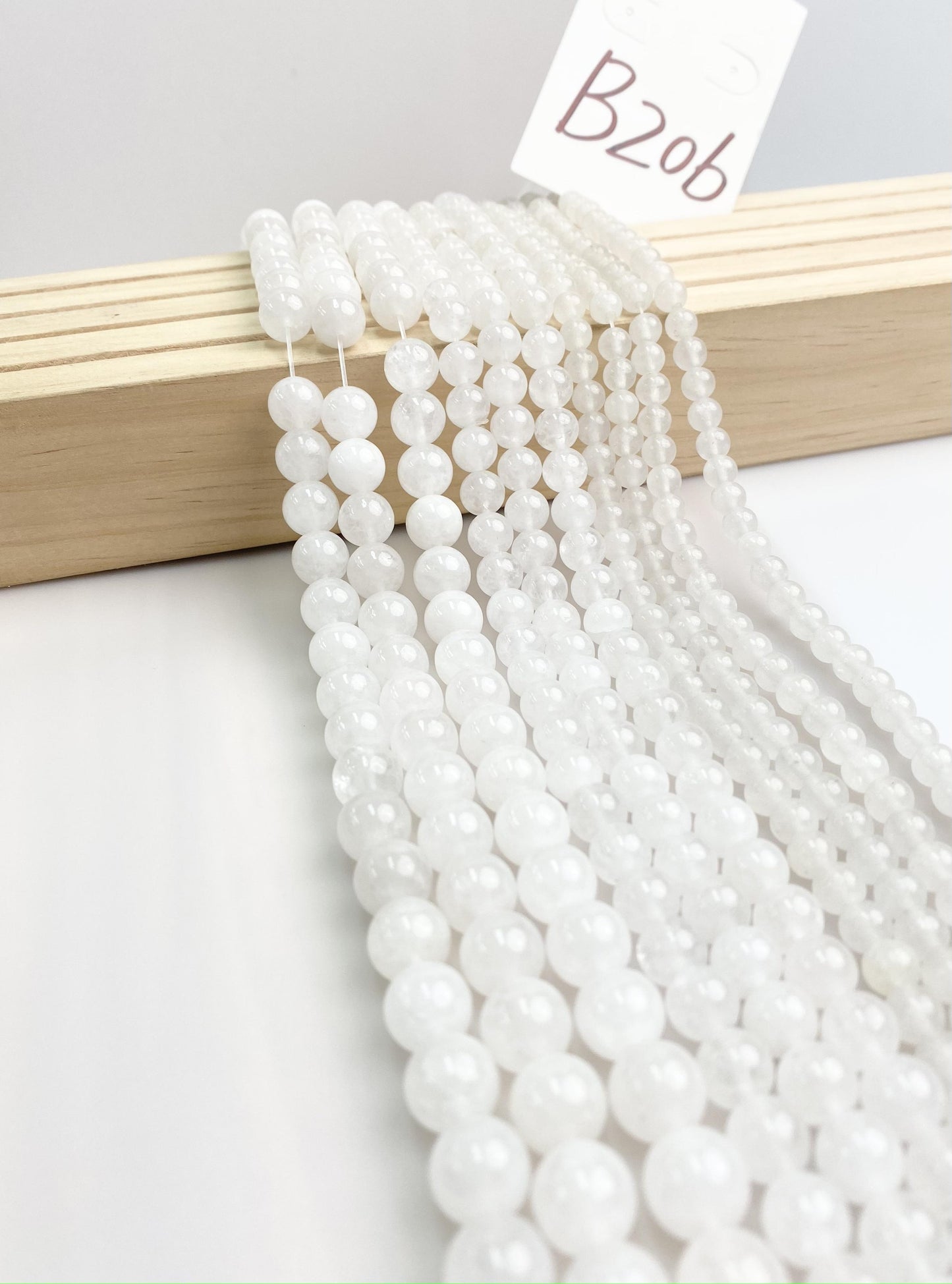 ------#B202-#B224 normal white color  loose beads