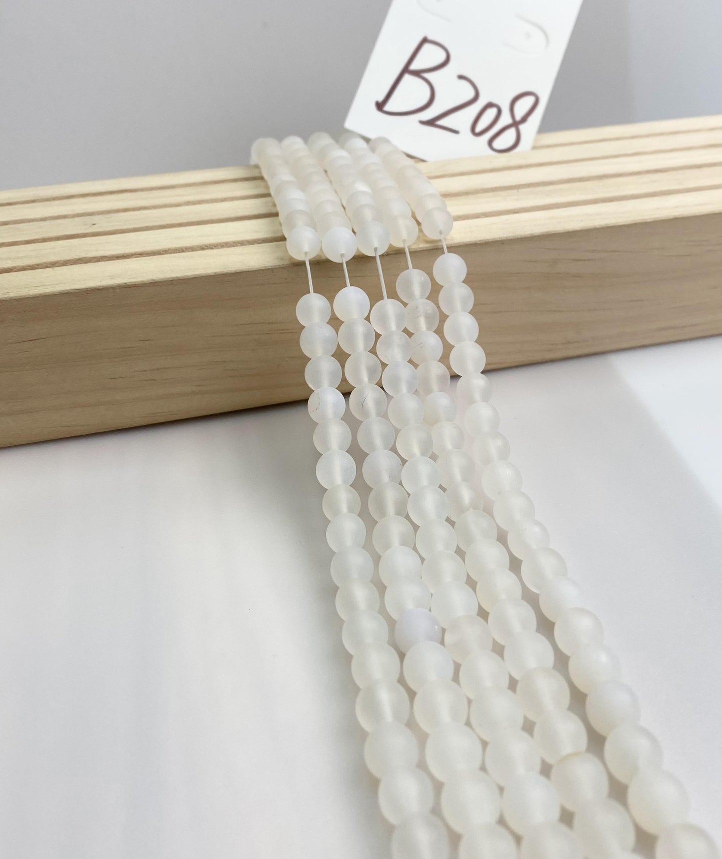 ------#B202-#B224 normal white color  loose beads
