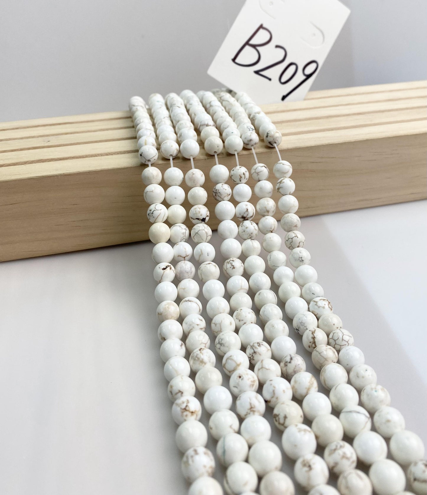 ------#B202-#B224 normal white color  loose beads