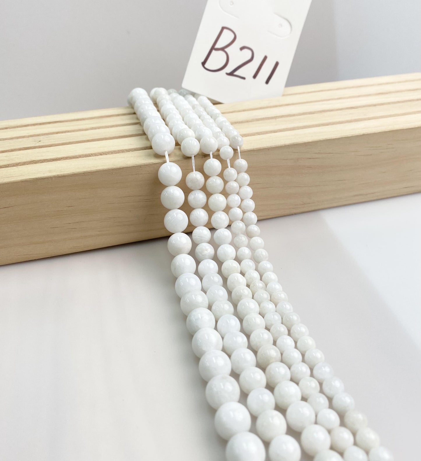 ------#B202-#B224 normal white color  loose beads