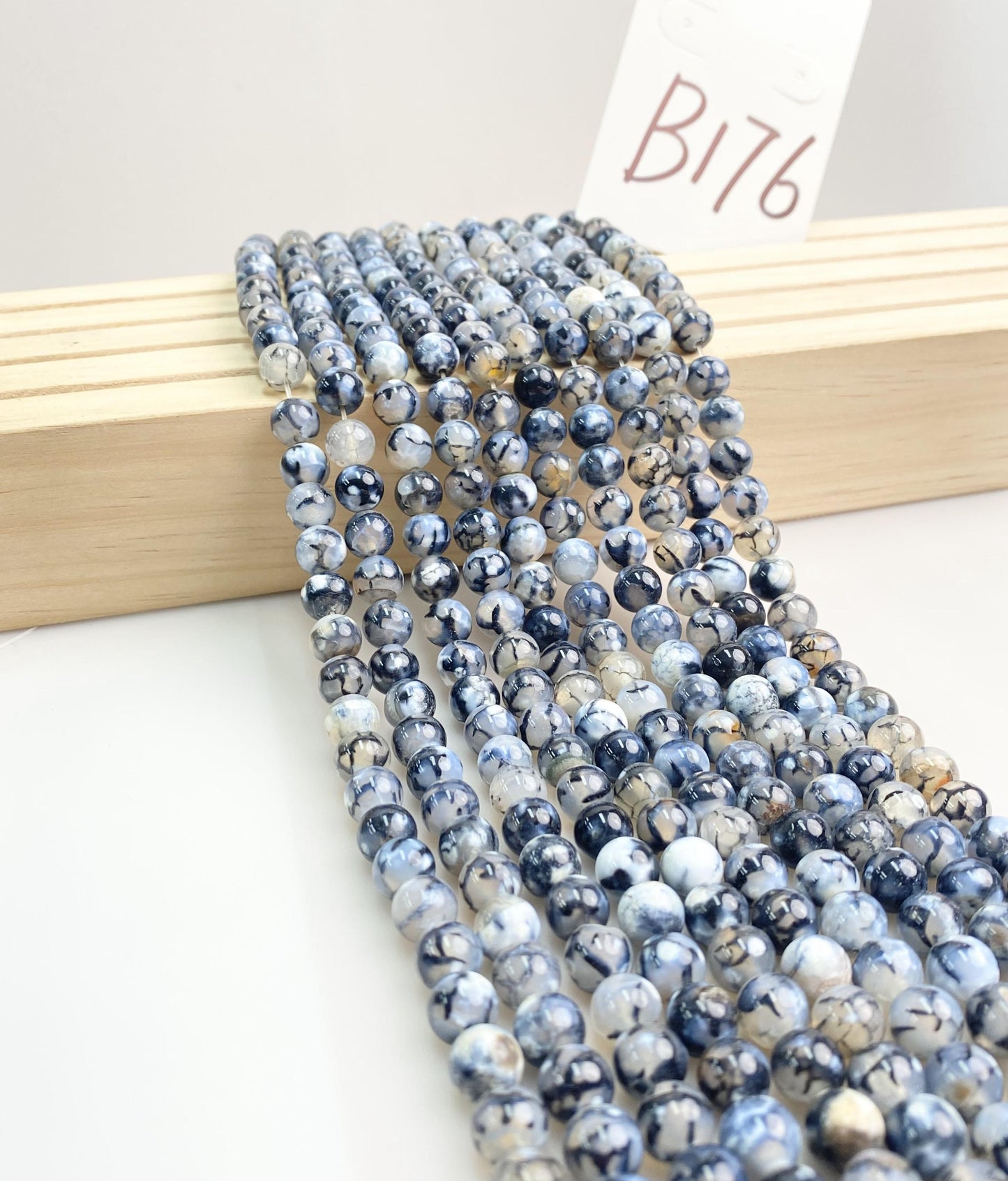 ------#B162-#B201 normal black and grey color  loose beads