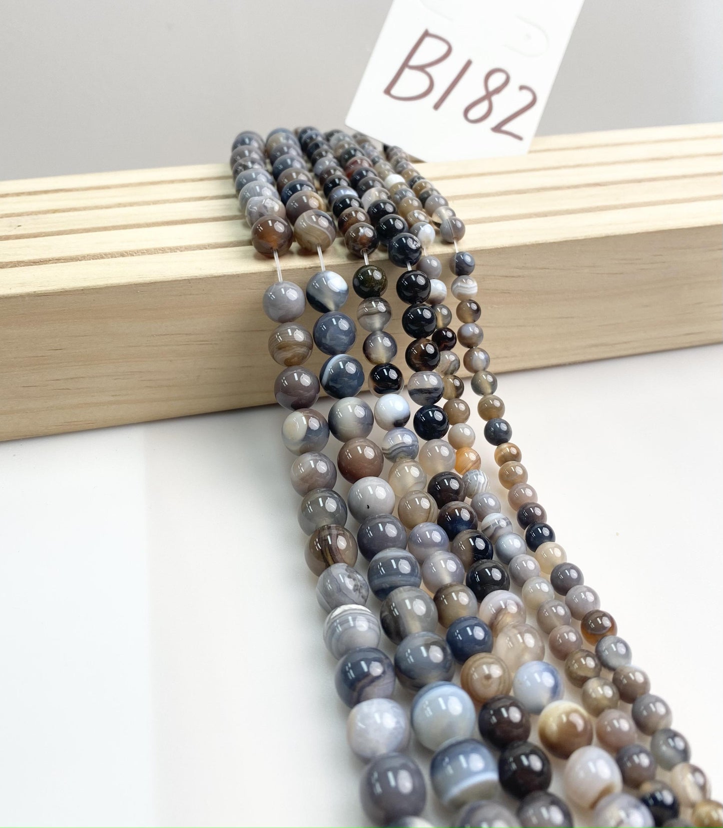 ------#B162-#B201 normal black and grey color  loose beads