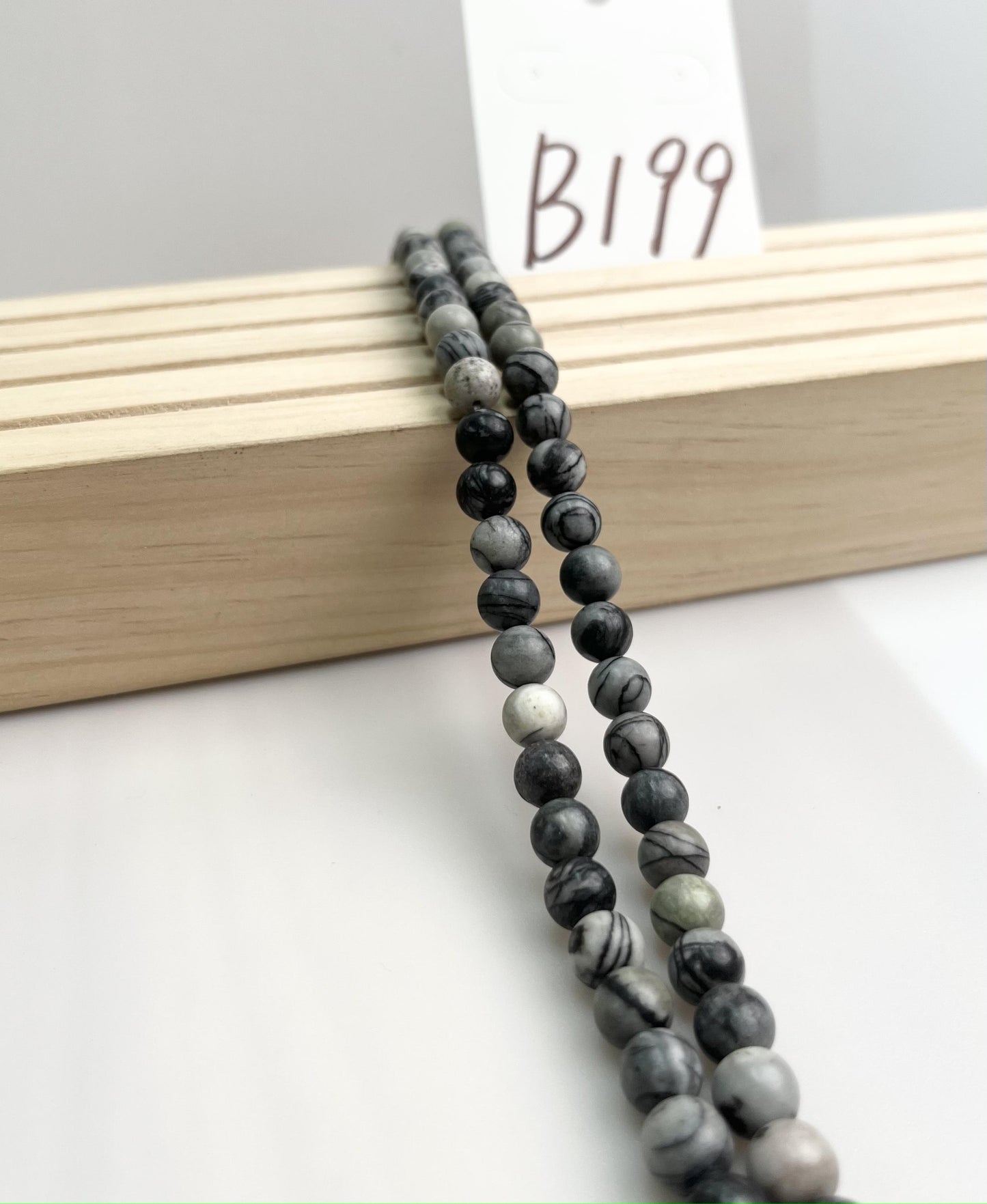 ------#B162-#B201 normal black and grey color  loose beads