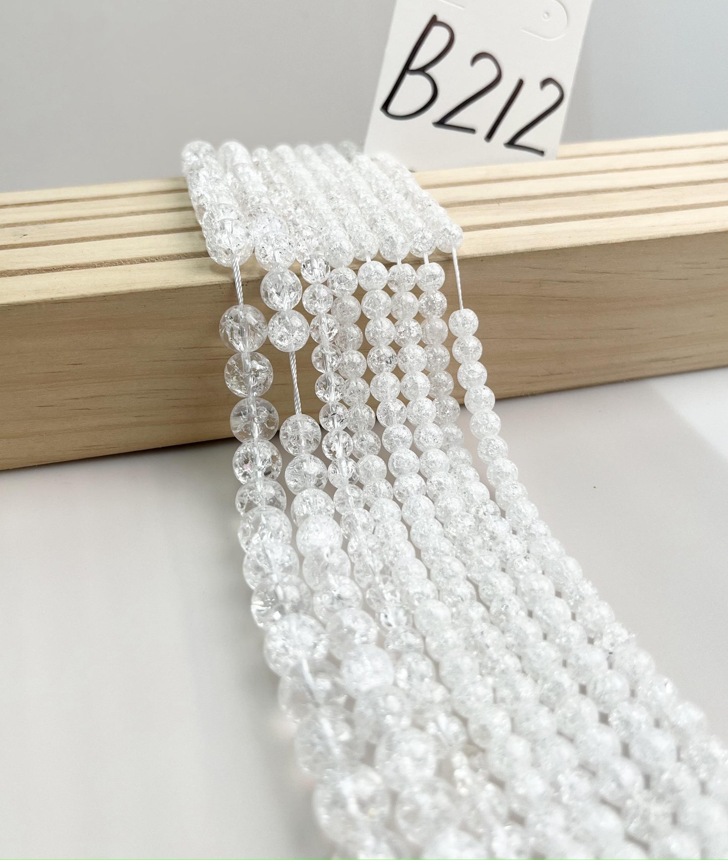 ------#B202-#B224 normal white color  loose beads