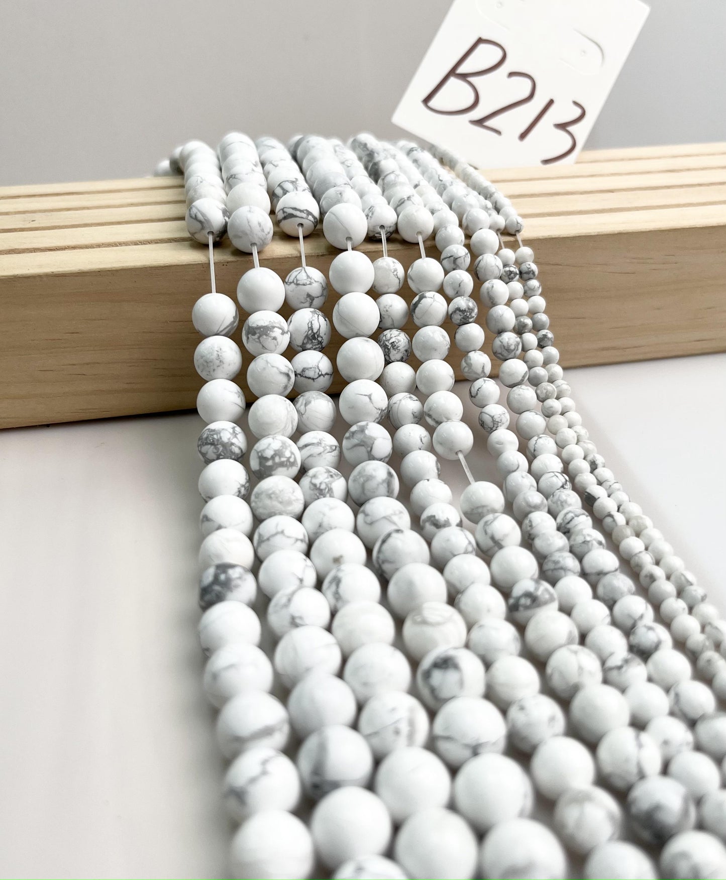 ------#B202-#B224 normal white color  loose beads