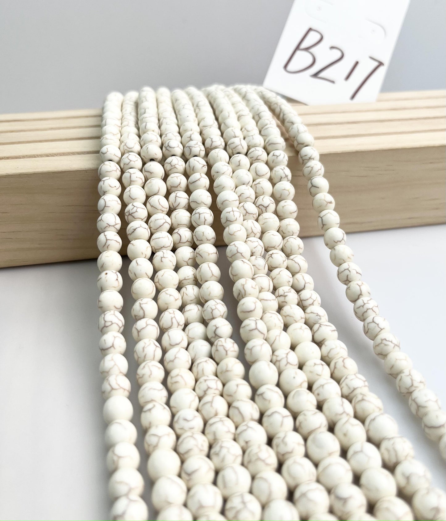 ------#B202-#B224 normal white color  loose beads