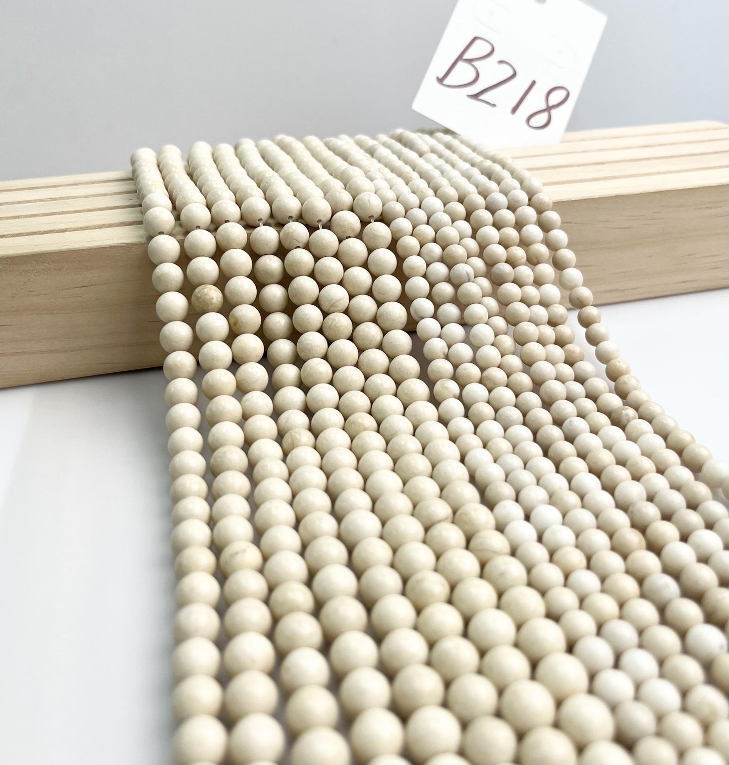 ------#B202-#B224 normal white color  loose beads