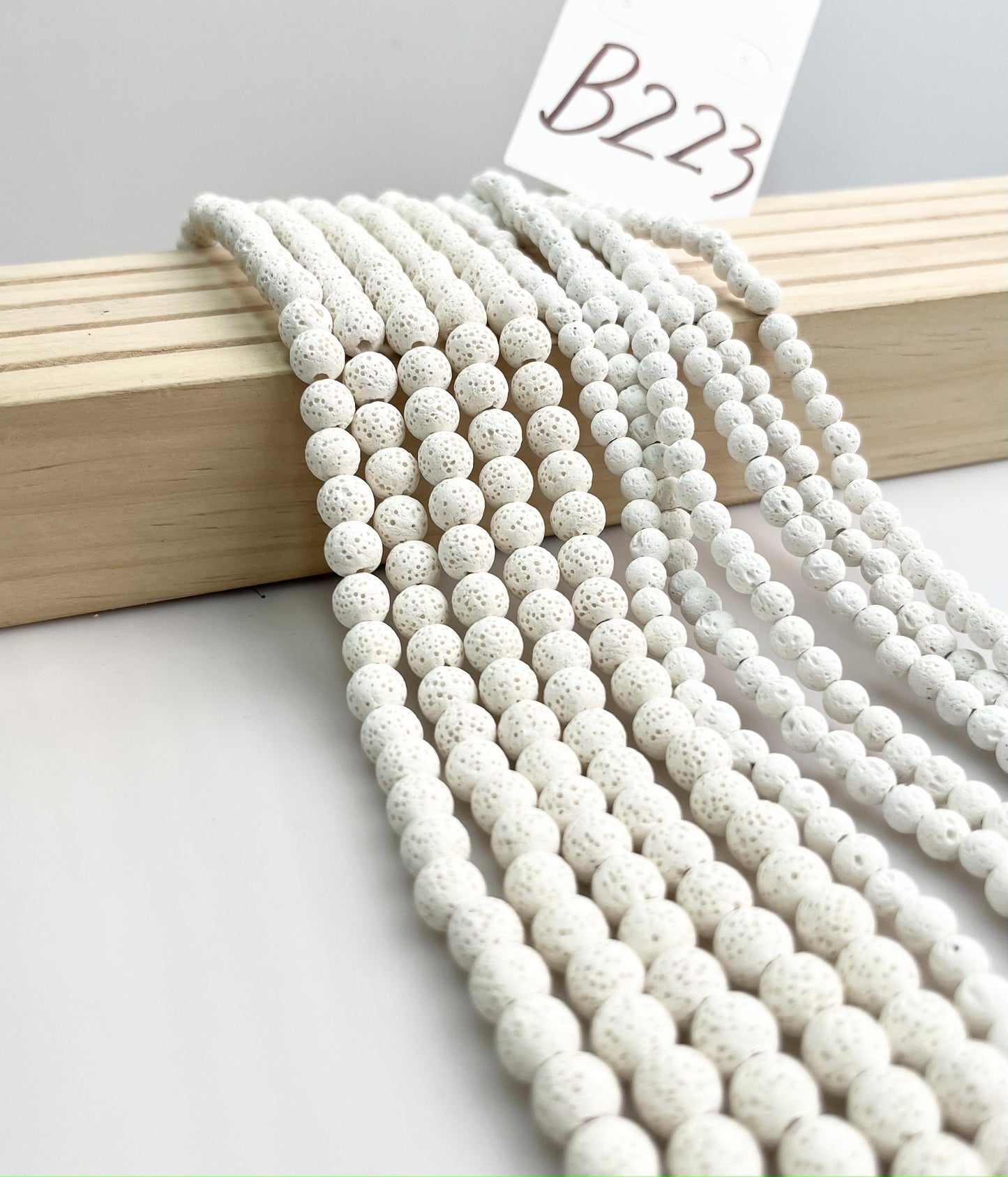 ------#B202-#B224 normal white color  loose beads