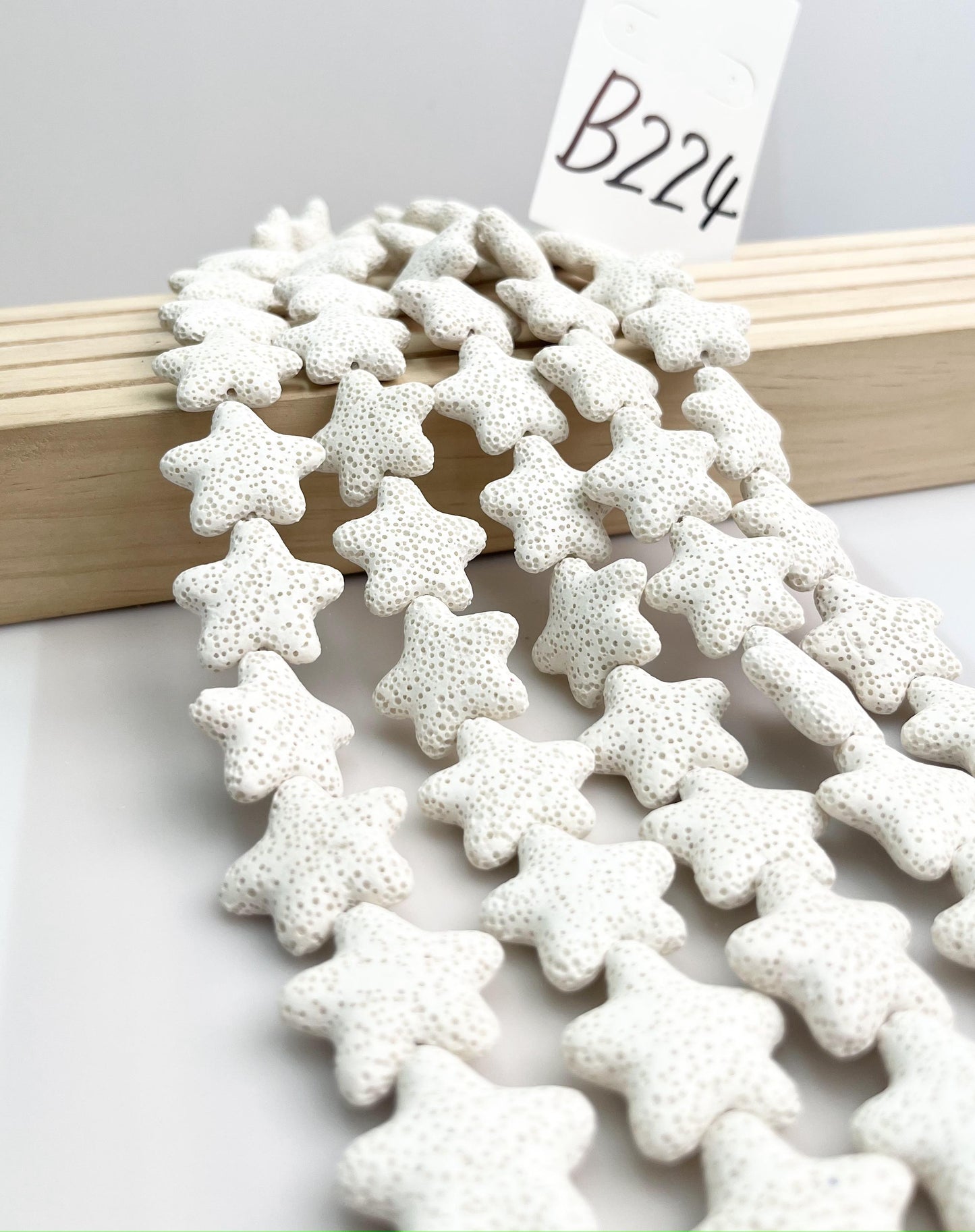 ------#B202-#B224 normal white color  loose beads