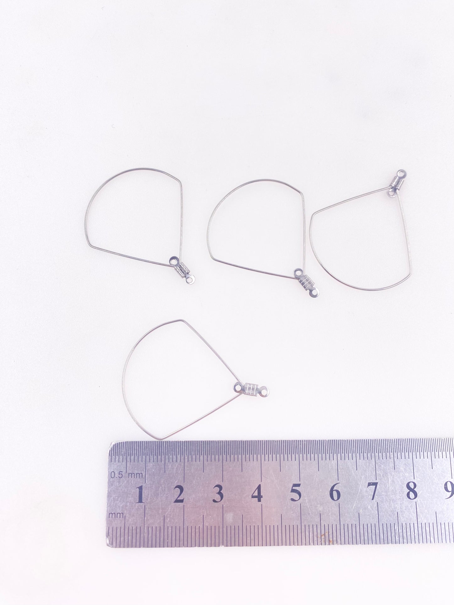 ----DIY stainless steel earrings