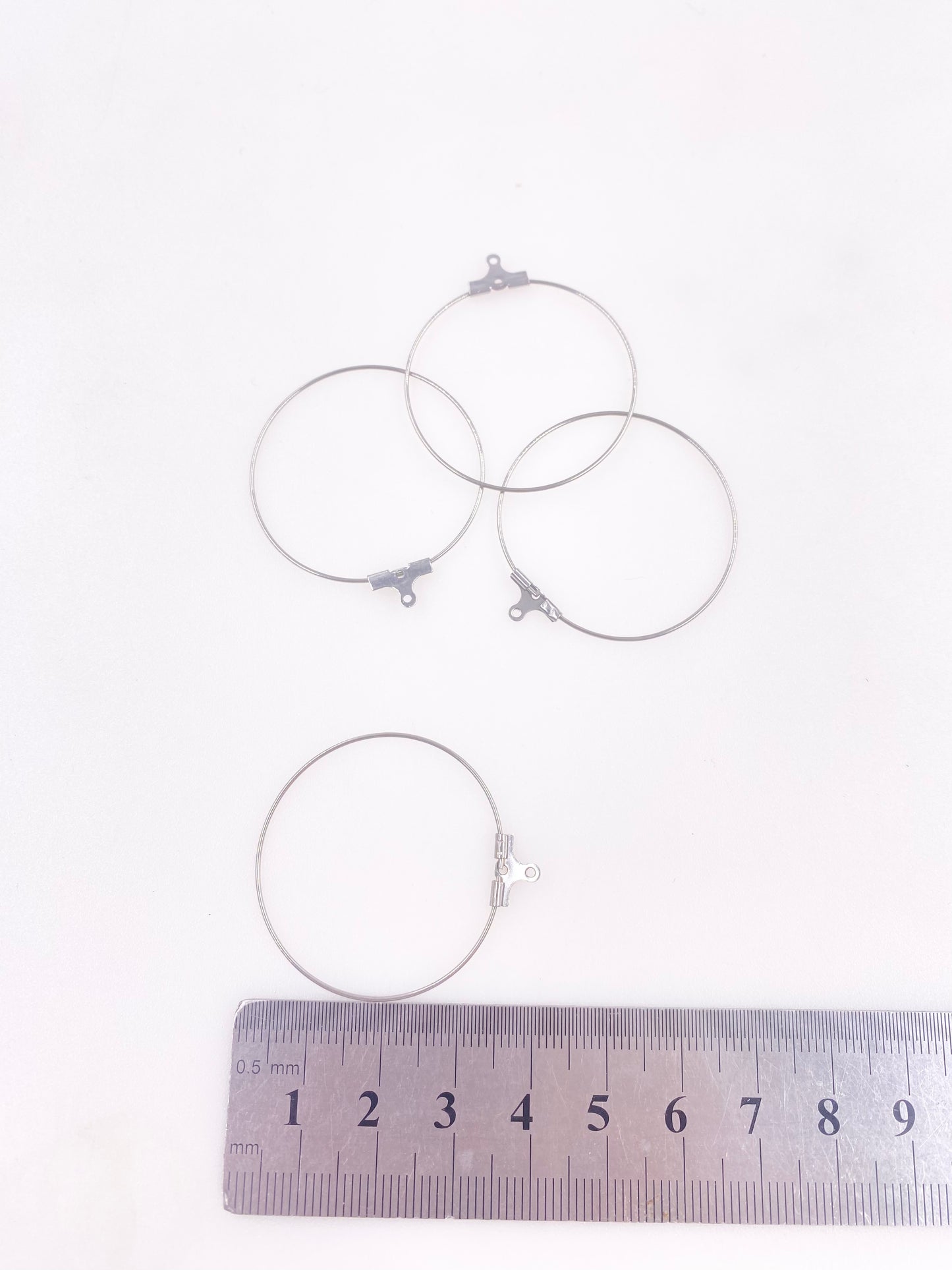 ----DIY stainless steel earrings