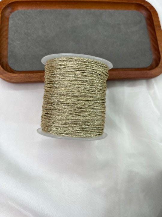 ---DIY gold silver Polyester thread