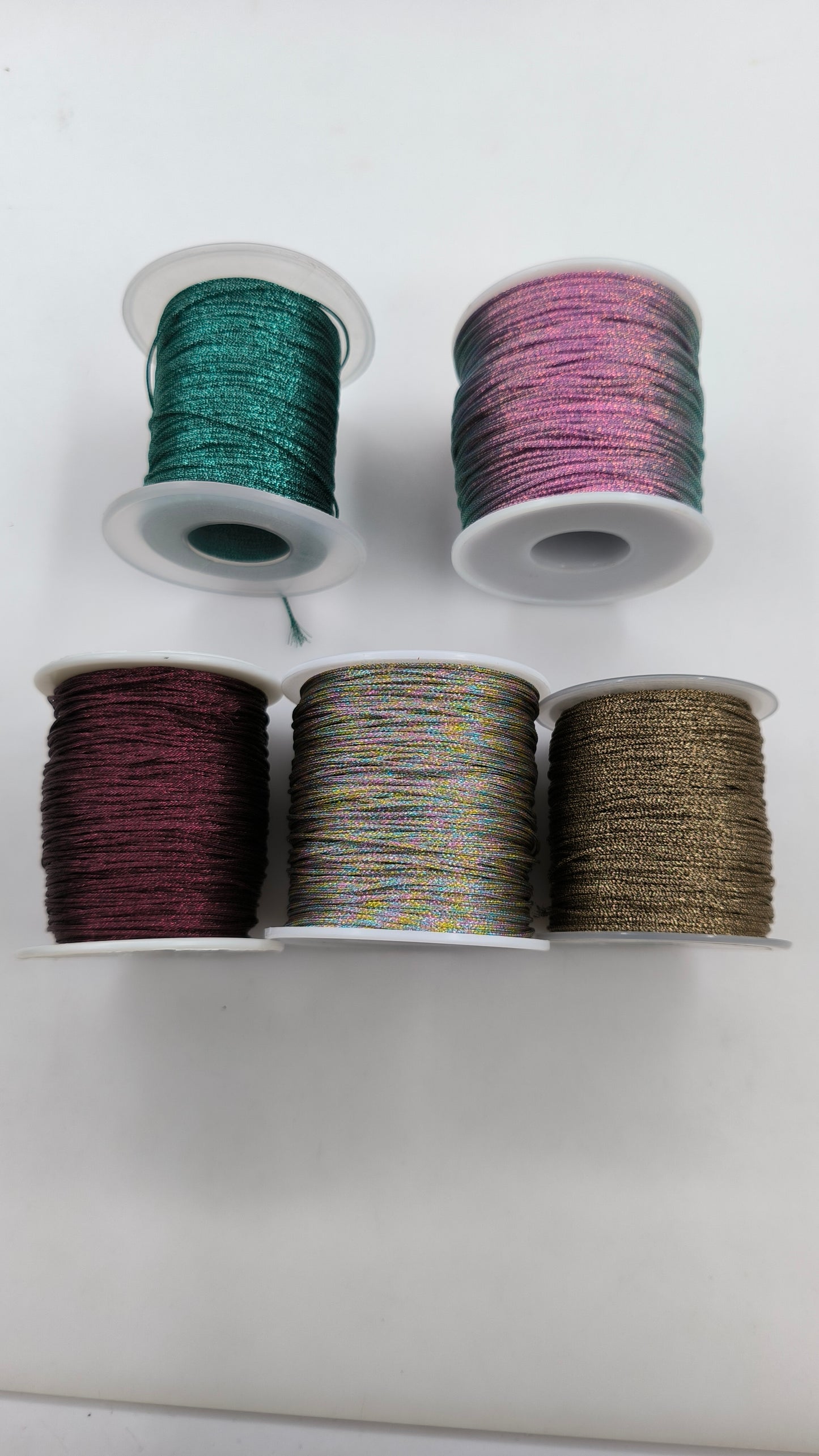 ---DIY gold silver Polyester thread