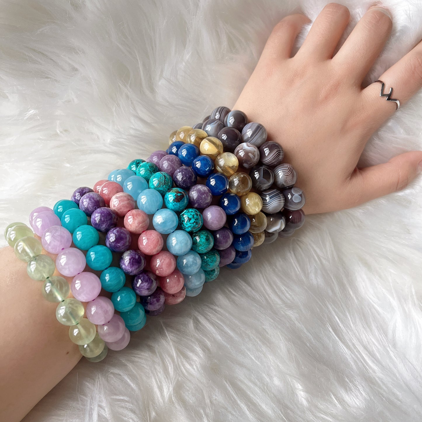 1pcs top grade precious larimar gemstone bracelet