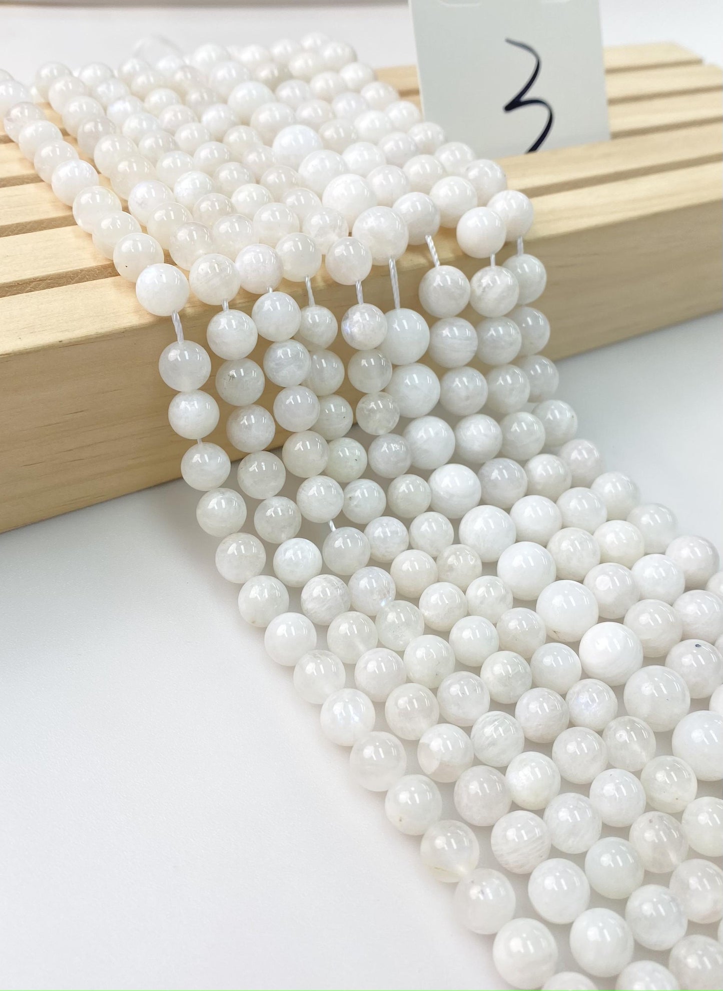 ------#1-#10white color natural gemstone loose beads