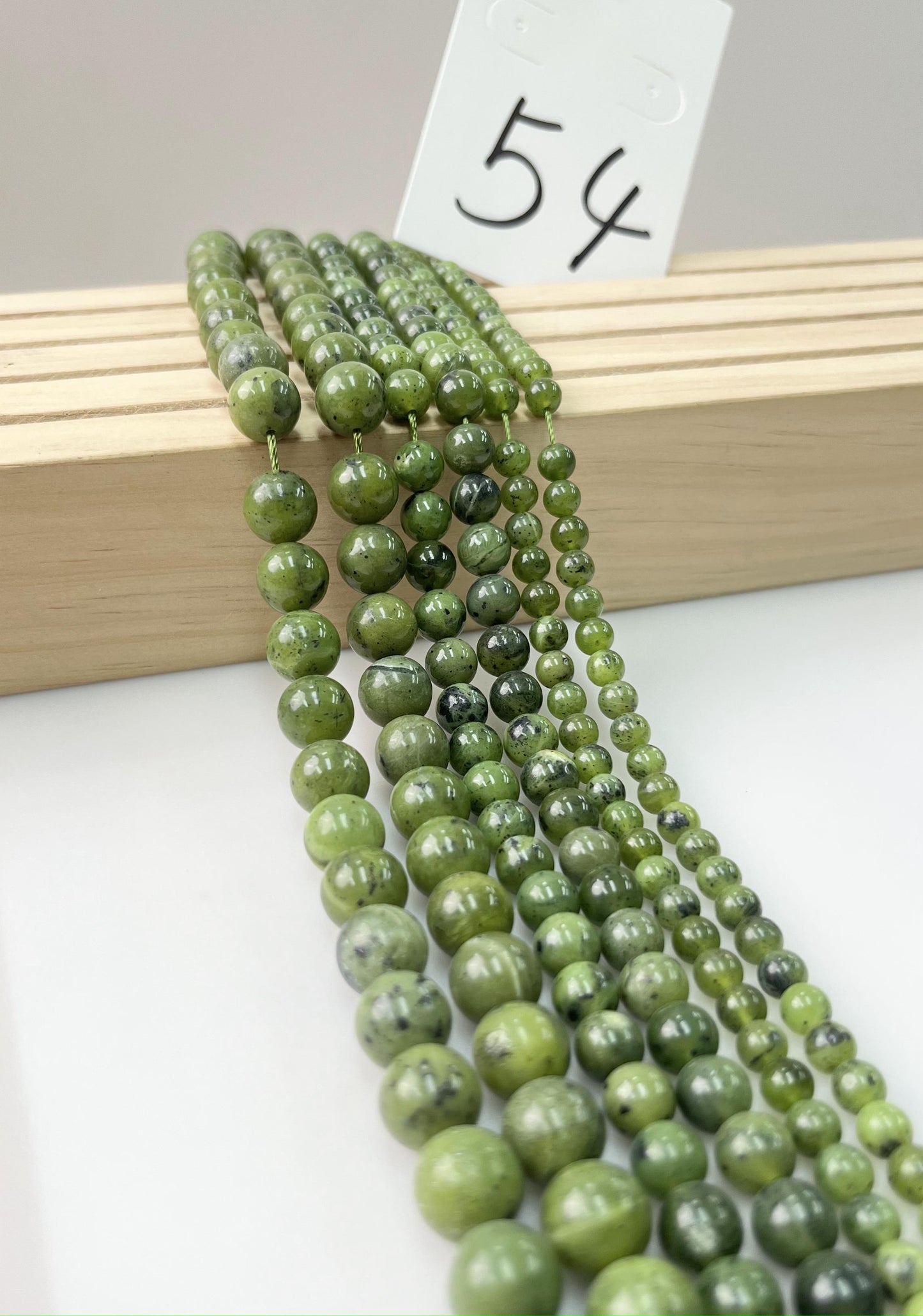 ------#42-#64 green color natural gemstone loose beads