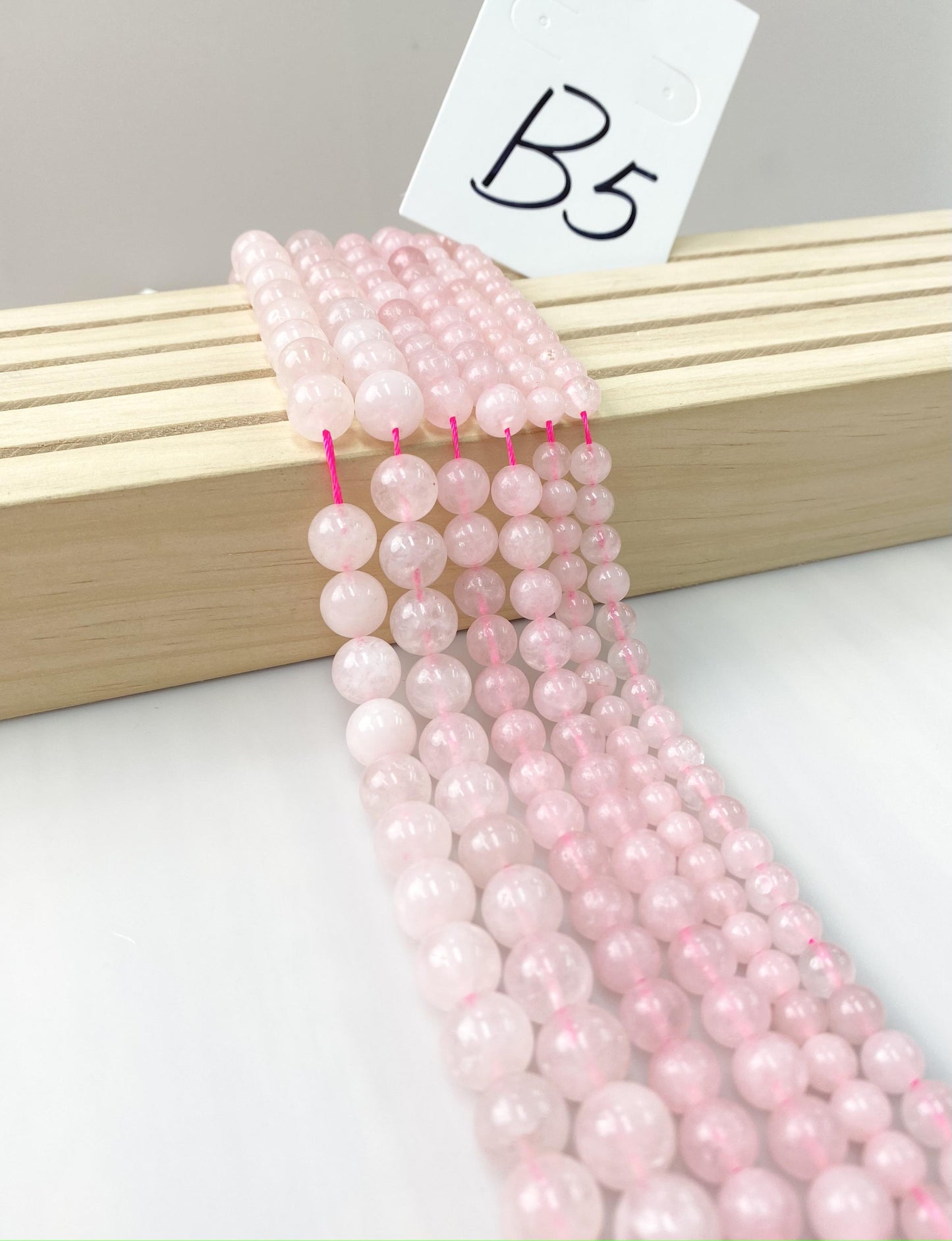 ------#B1-#B48 normal dark pink color  loose beads