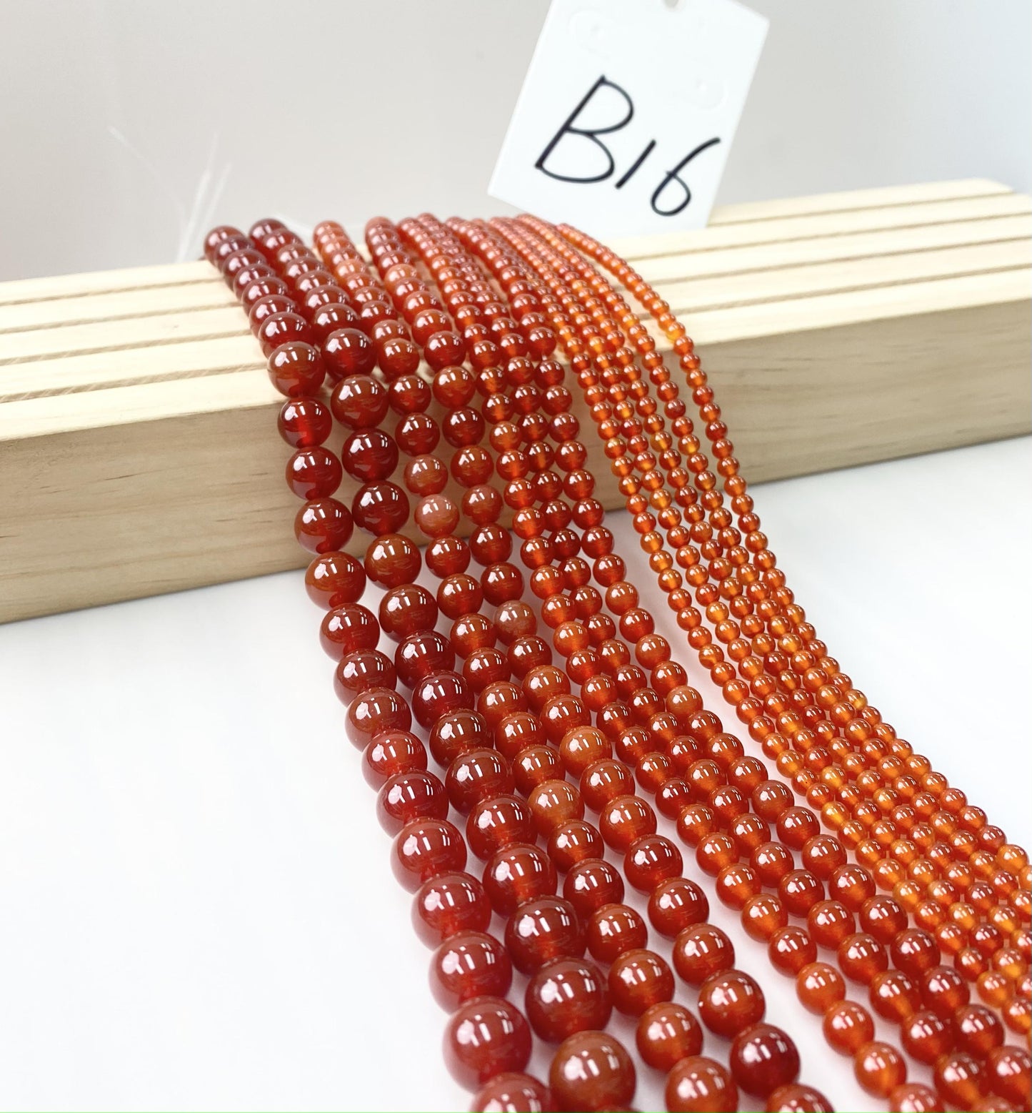 ------#B1-#B48 normal dark pink color  loose beads