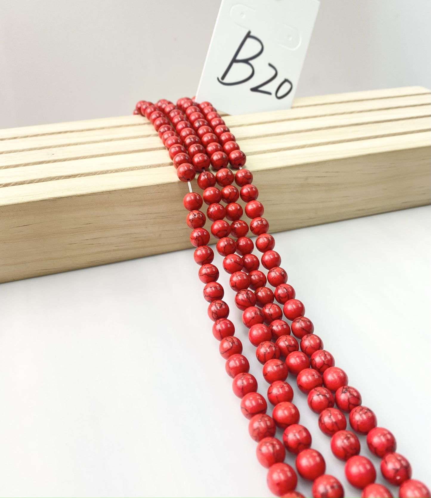 ------#B1-#B48 normal dark pink color  loose beads